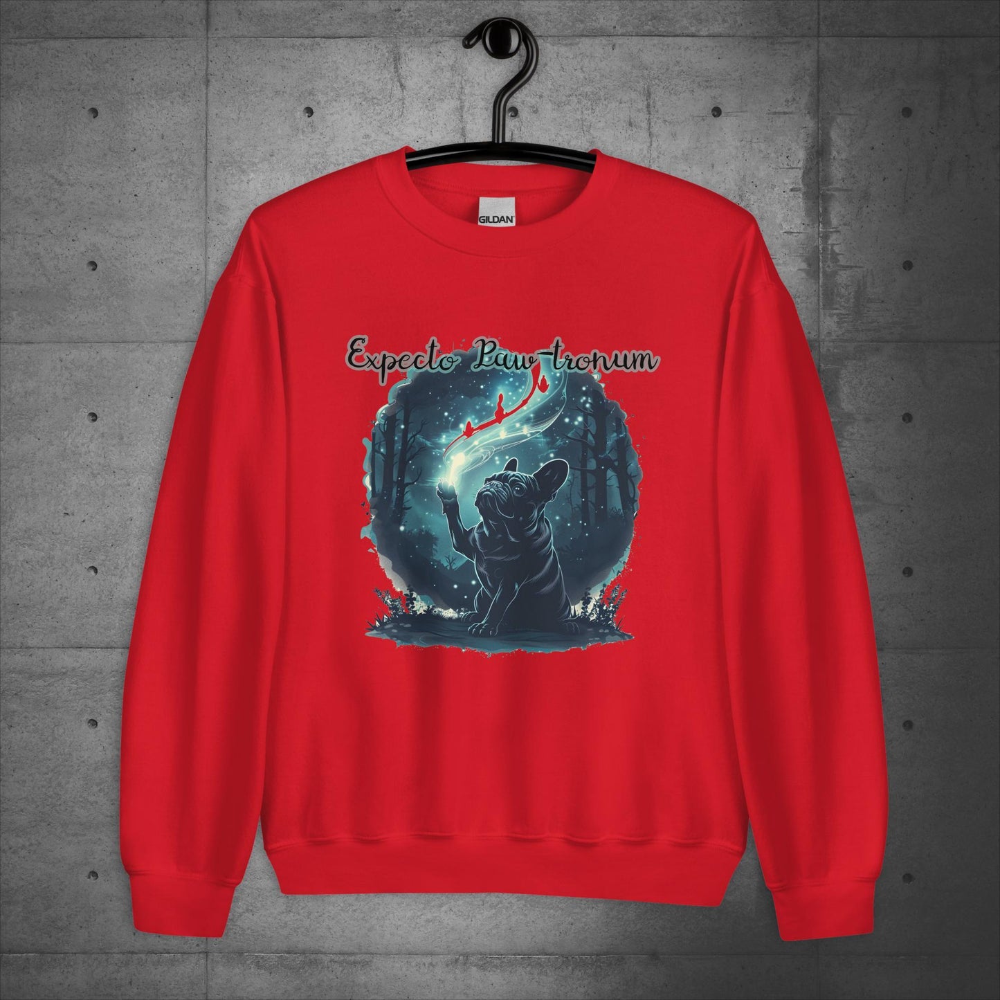 Unisex Frenchie "Expecto Paw-tronum" Sweater/Sweatshirt - Frenchie Emporium