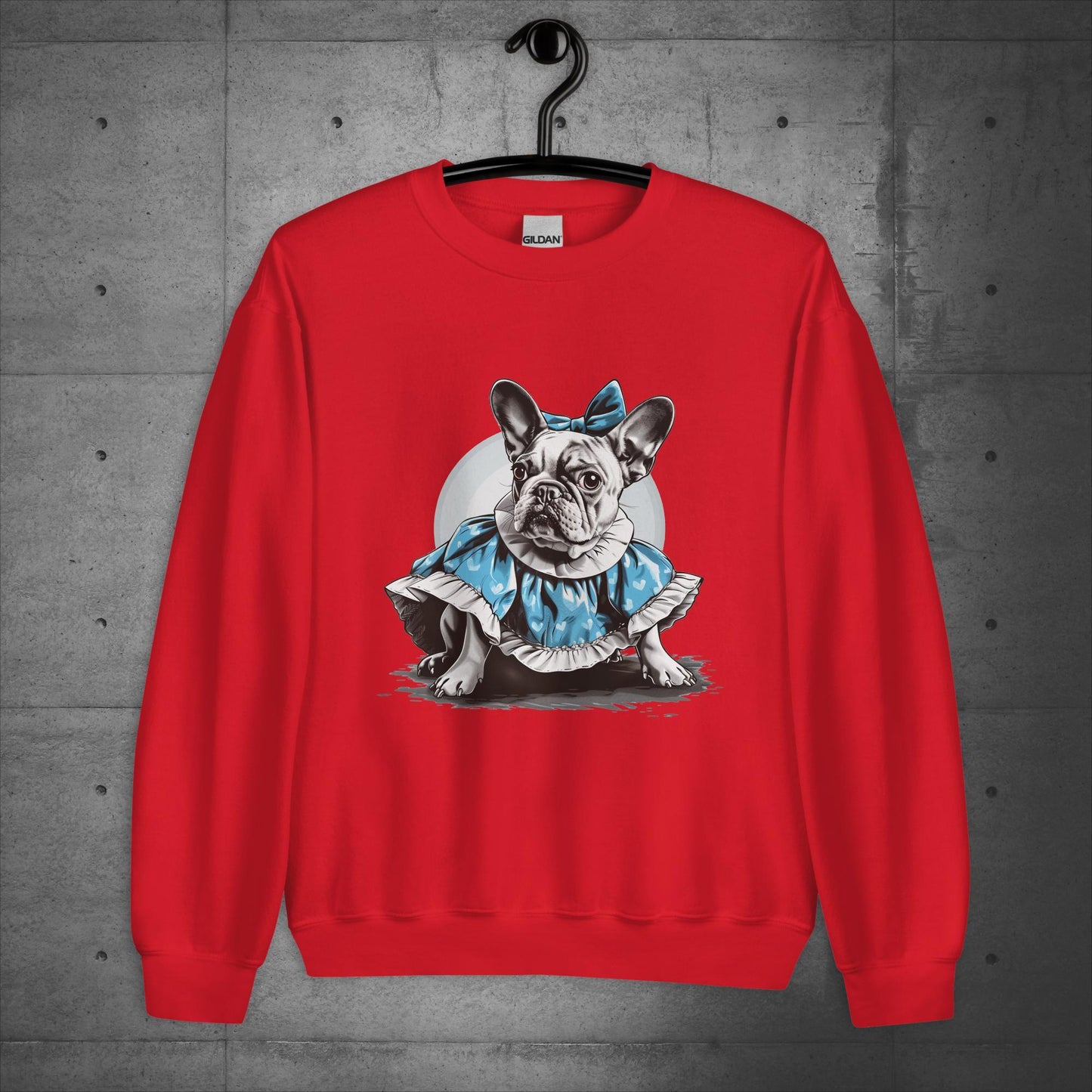 Alice in Wonderland Frenchie - Unisex Sweatshirt - Frenchie Emporium