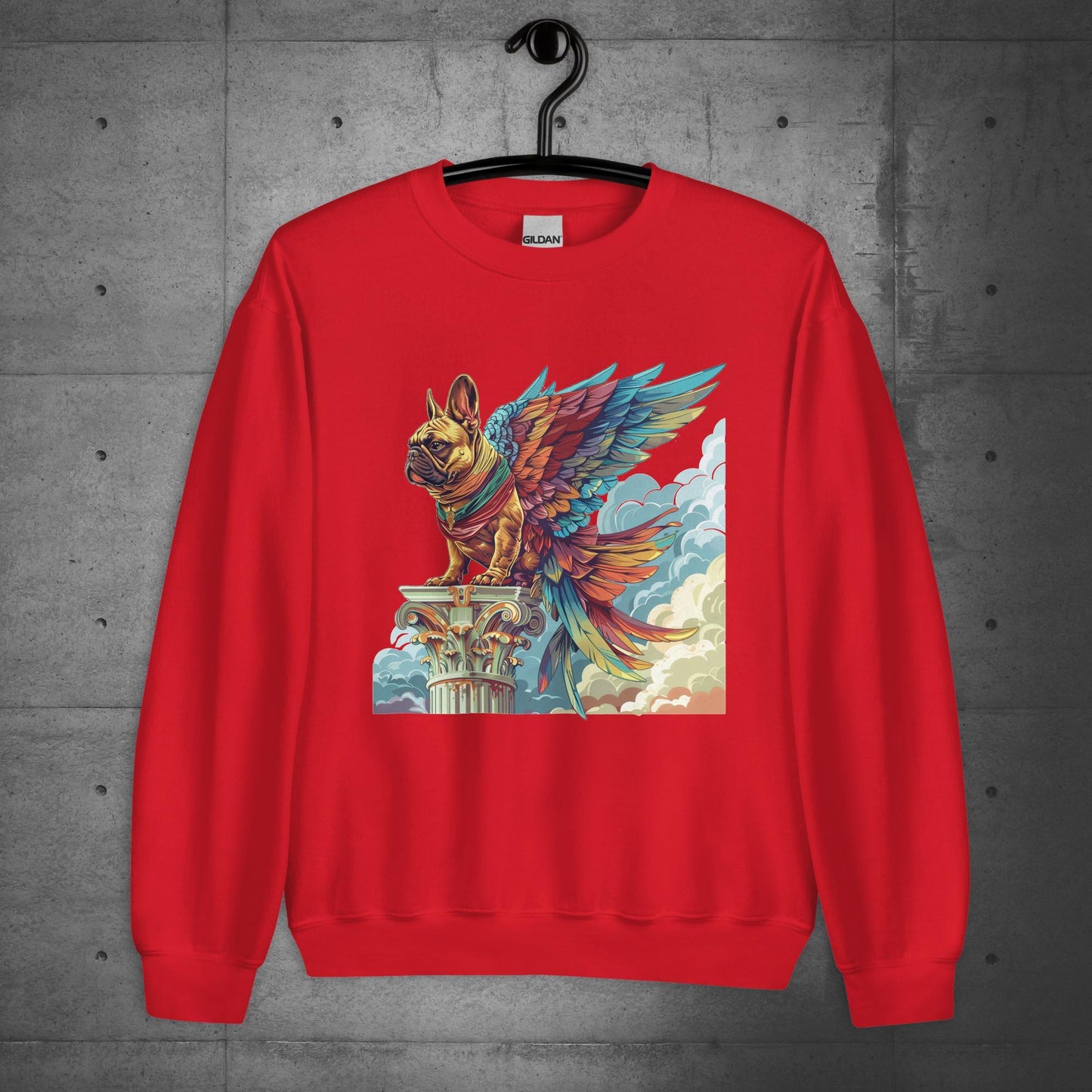 "Guardian's Valor" Frenchie Unisex Sweater - Frenchie Emporium
