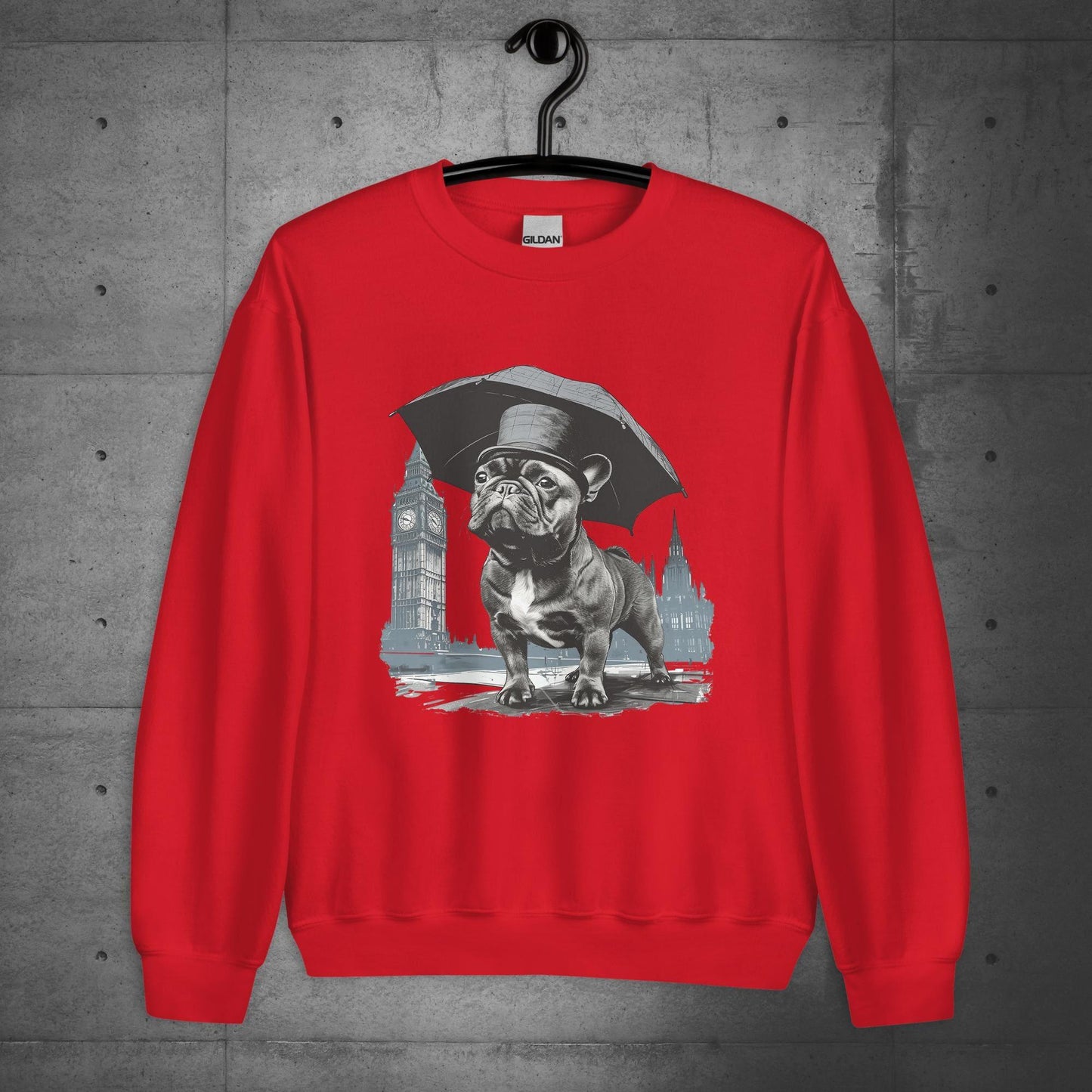 Paw-sitivly British Frenchie - Unisex Sweater/Sweatshirt - Frenchie Emporium