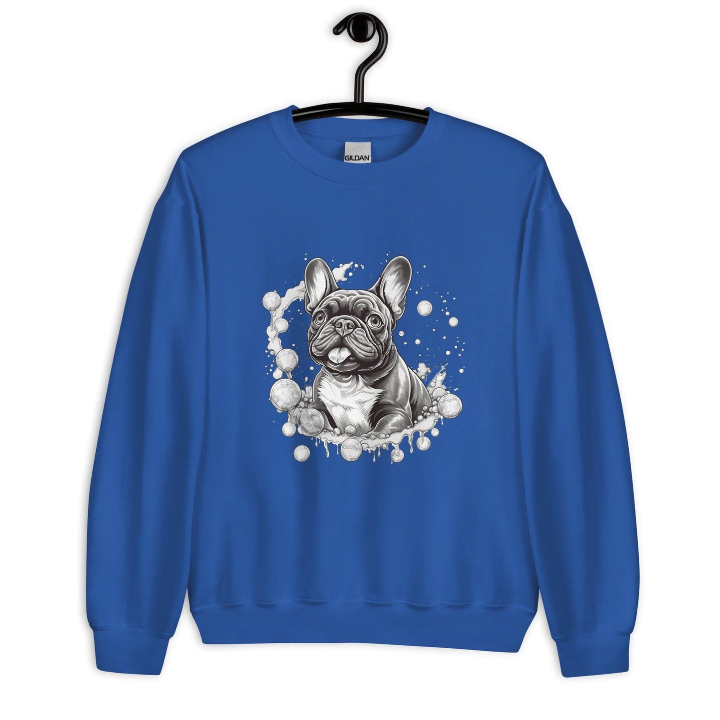 "Bubbles French Bulldog" - Unisex Sweater - Frenchie Emporium