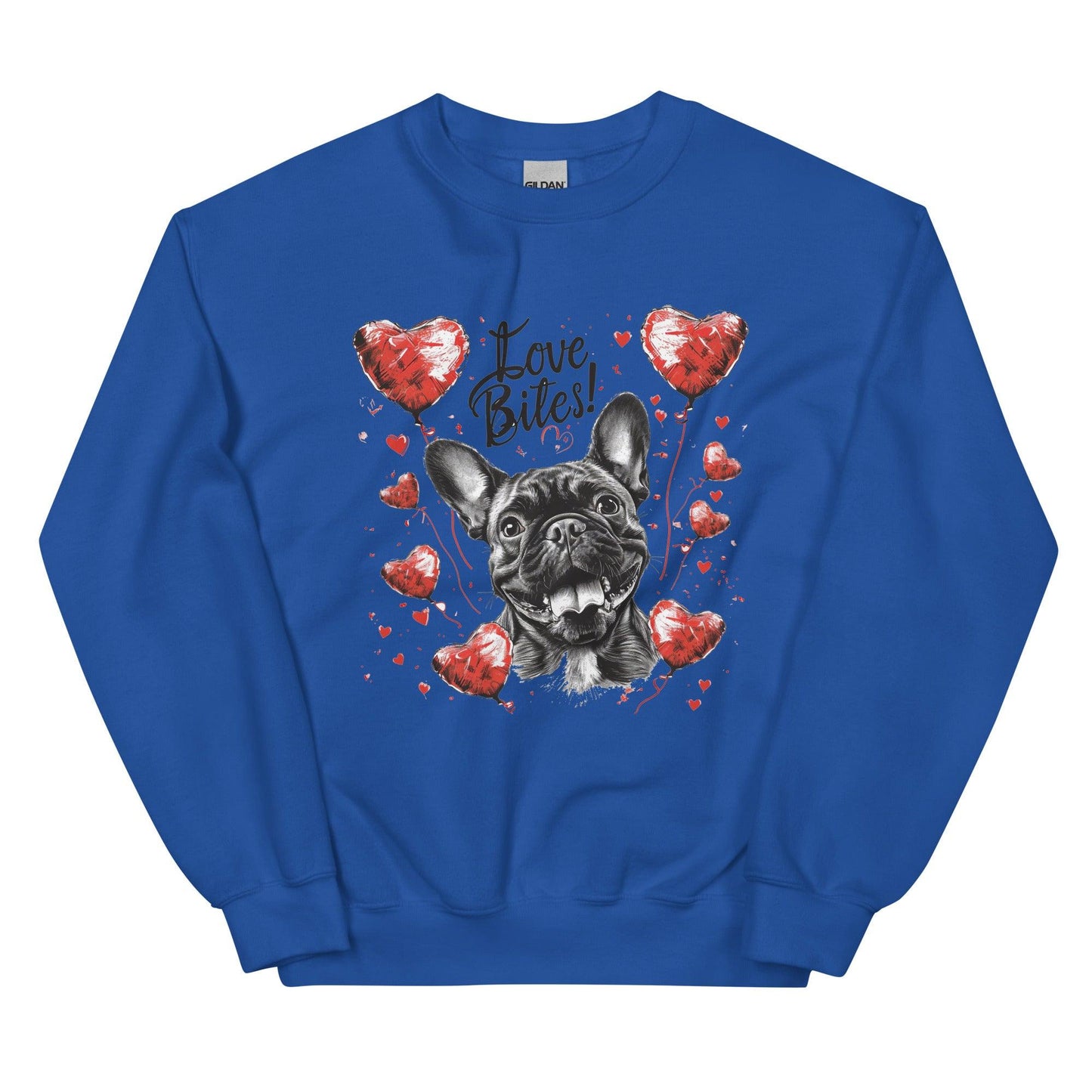 "Love Bites!" - Unisex Sweatshirt - Frenchie Emporium