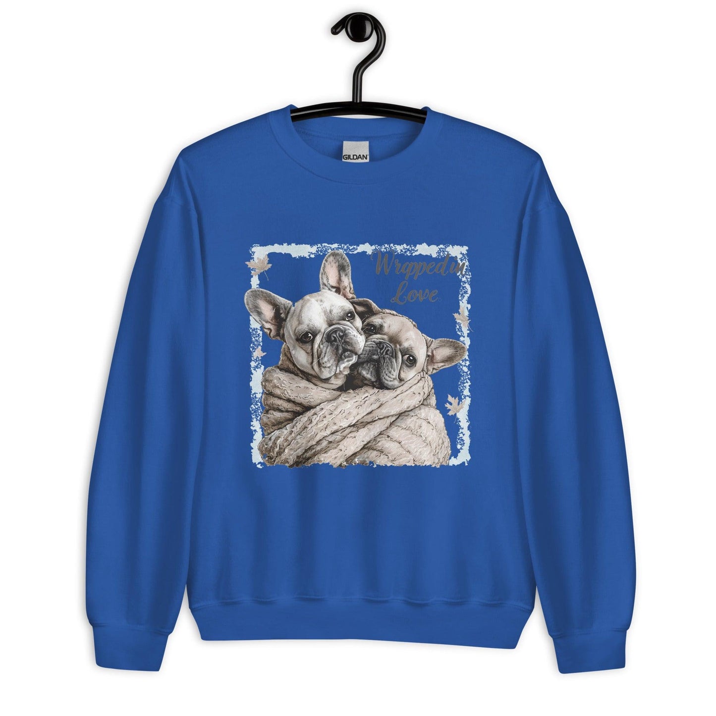 "Wrapped in Love" - Unisex Sweatshirt - Frenchie Emporium