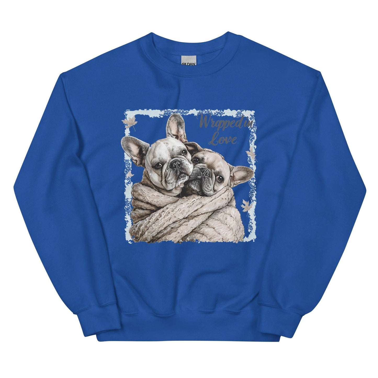 "Wrapped in Love" - Unisex Sweatshirt - Frenchie Emporium