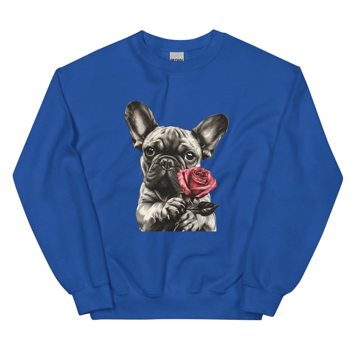 "Rose Embrace" Unisex Sweatshirt - Frenchie Emporium