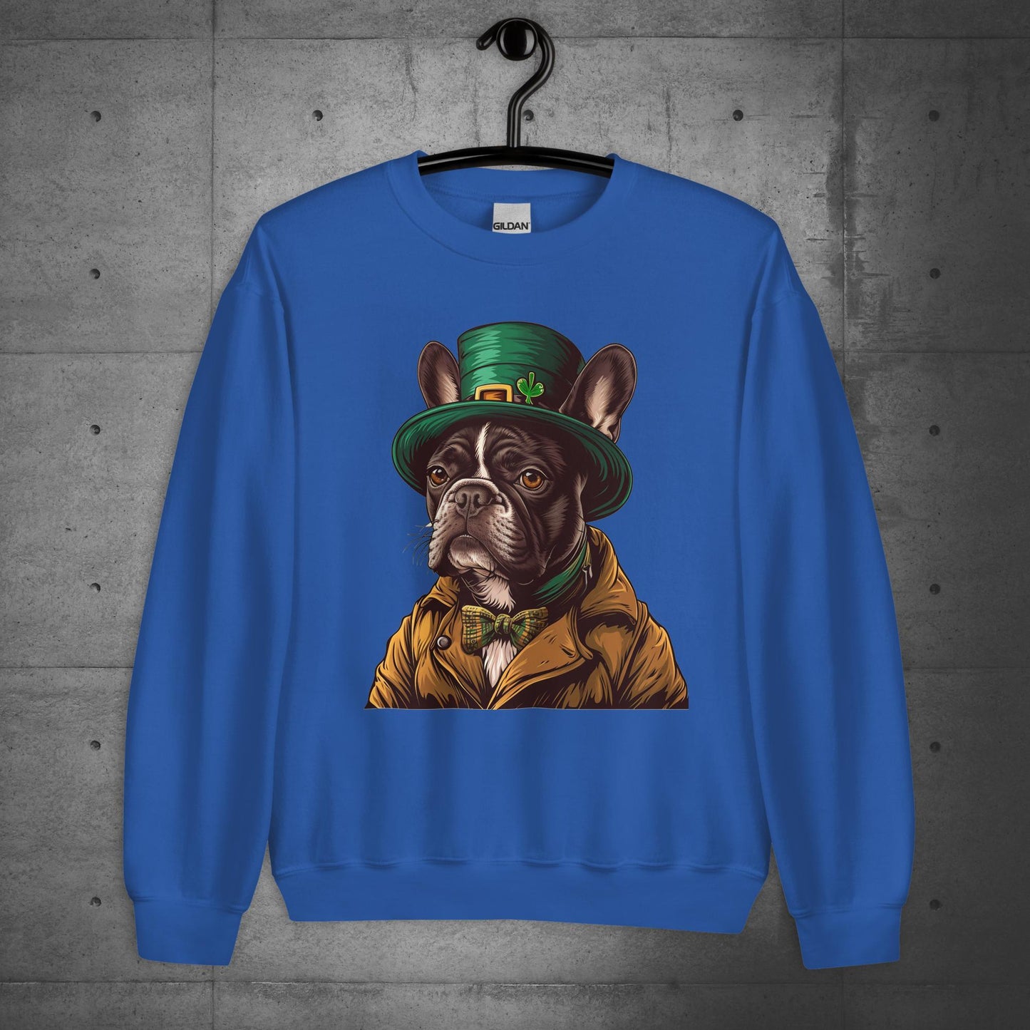 Elegant Frenchie Leprechaun Unisex Sweatshirt - Frenchie Emporium