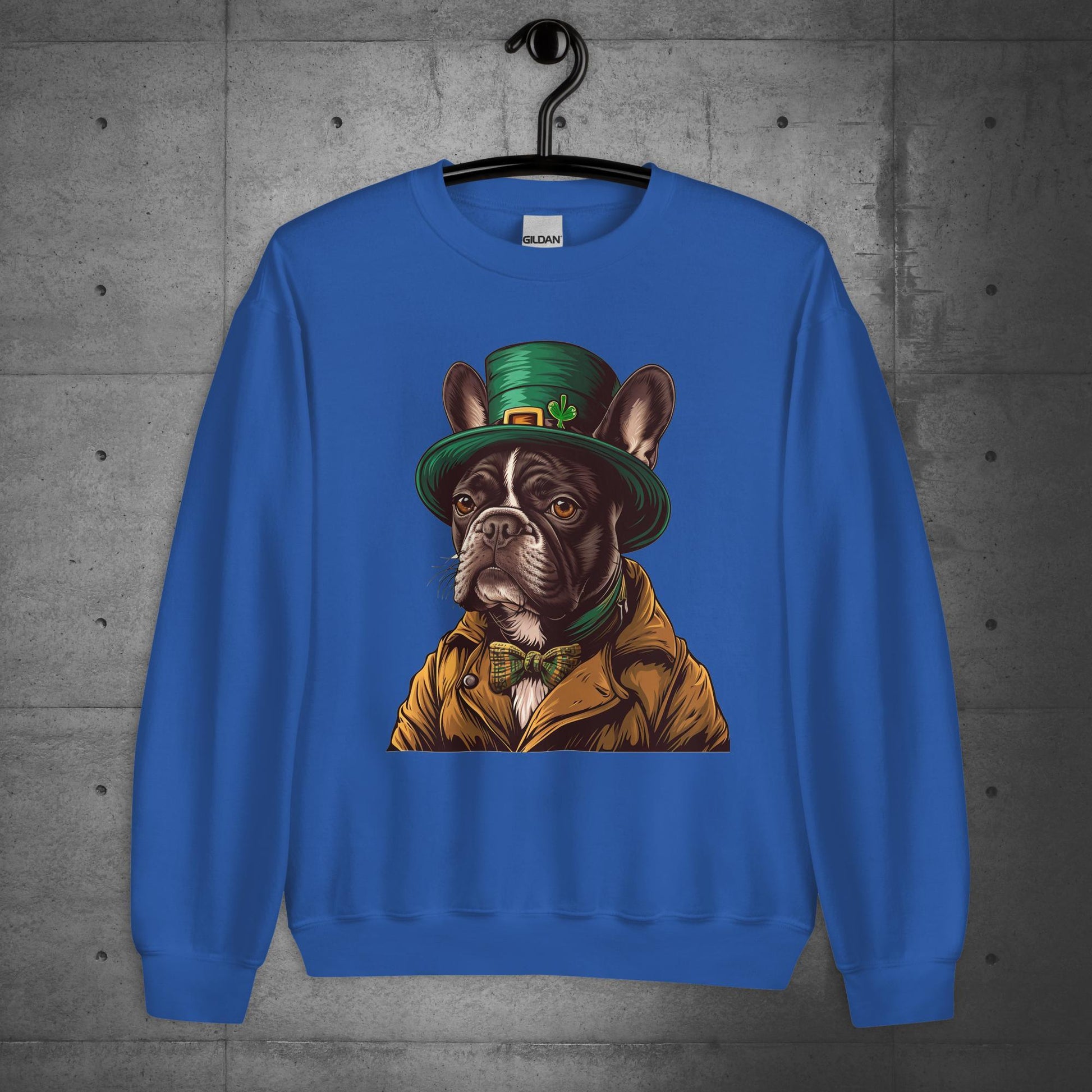 Elegant Frenchie Leprechaun Unisex Sweatshirt - Frenchie Emporium
