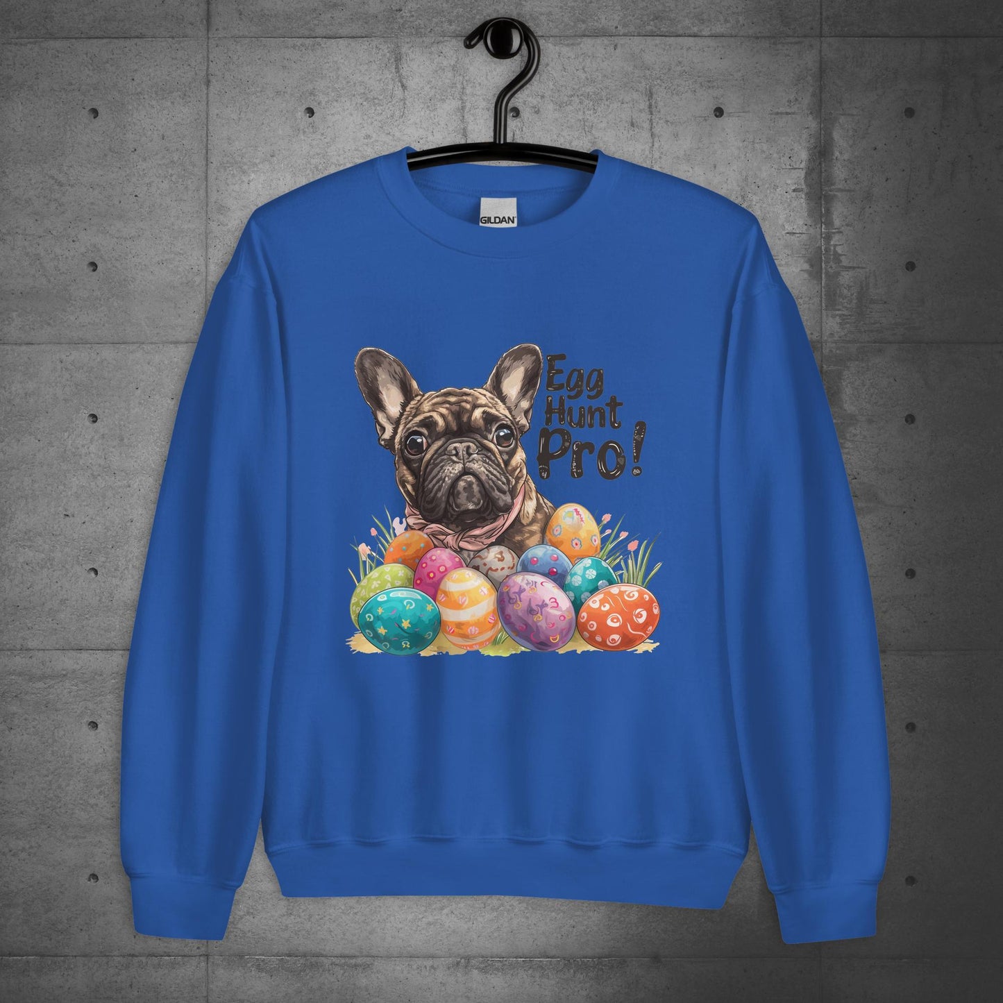 French Bulldog "Egg Hunt Pro !" - Unisex Sweatshirt - Frenchie Emporium