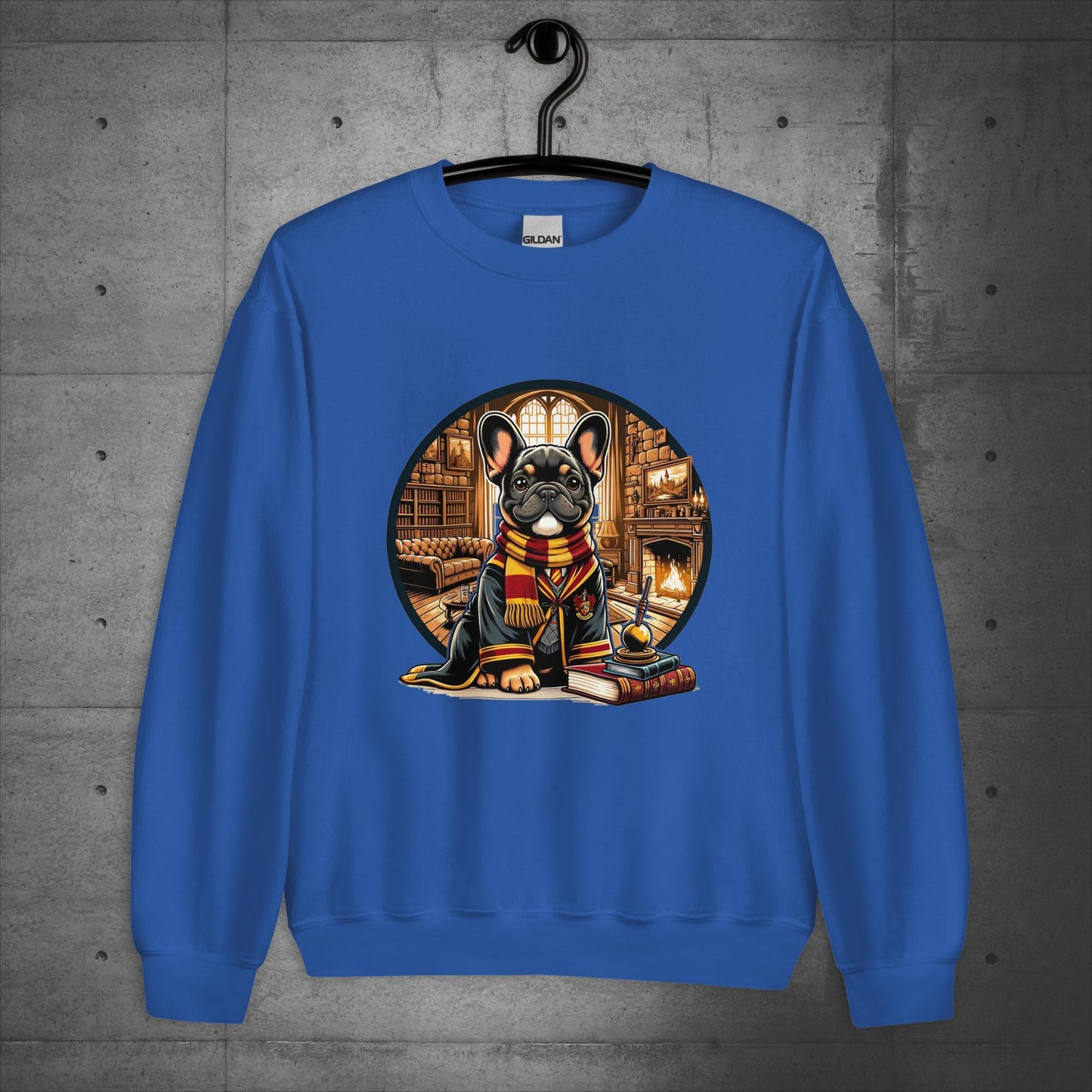 Unisex "Gryffindor Frenchie" Sweater/Sweatshirt - Frenchie Emporium