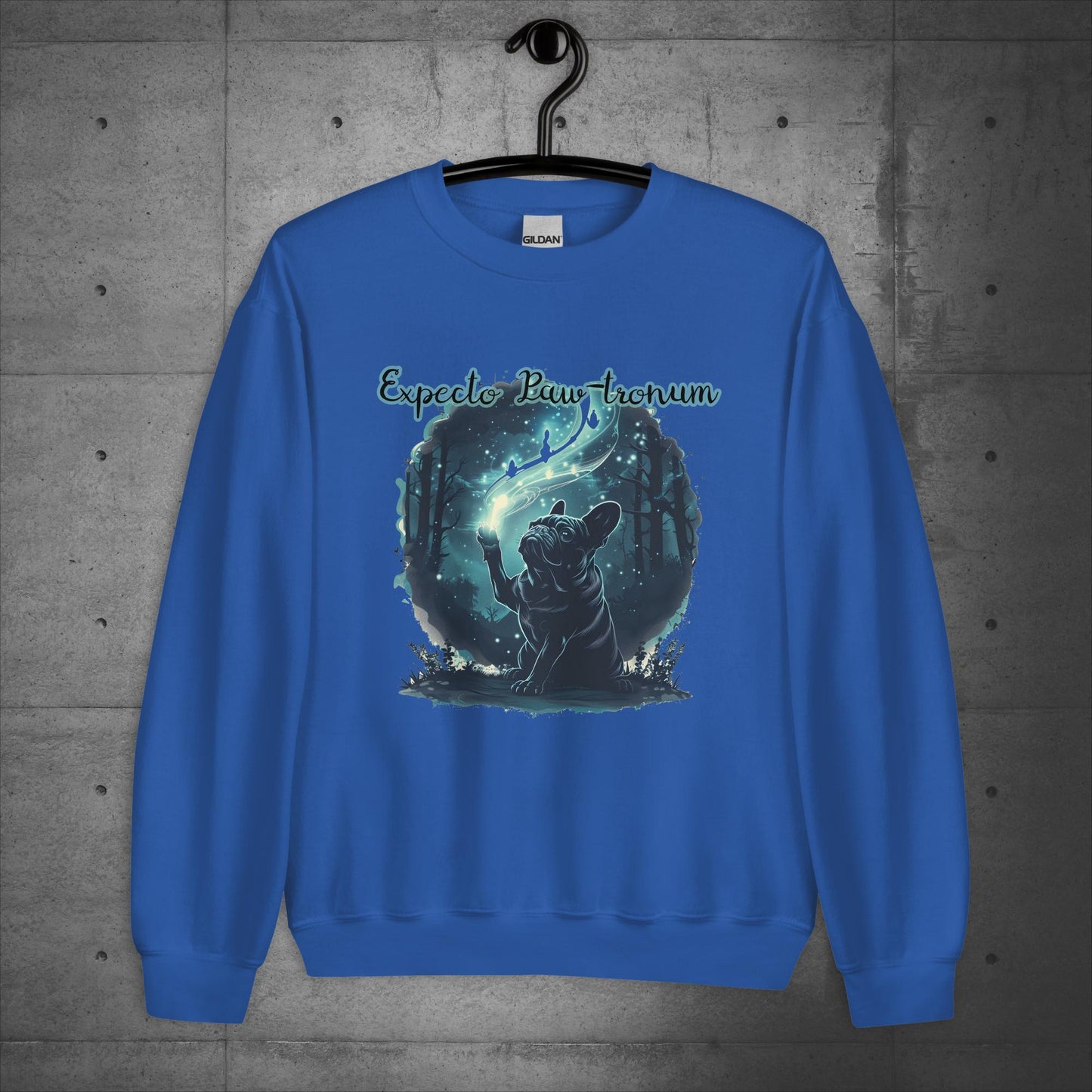 Unisex Frenchie "Expecto Paw-tronum" Sweater/Sweatshirt - Frenchie Emporium