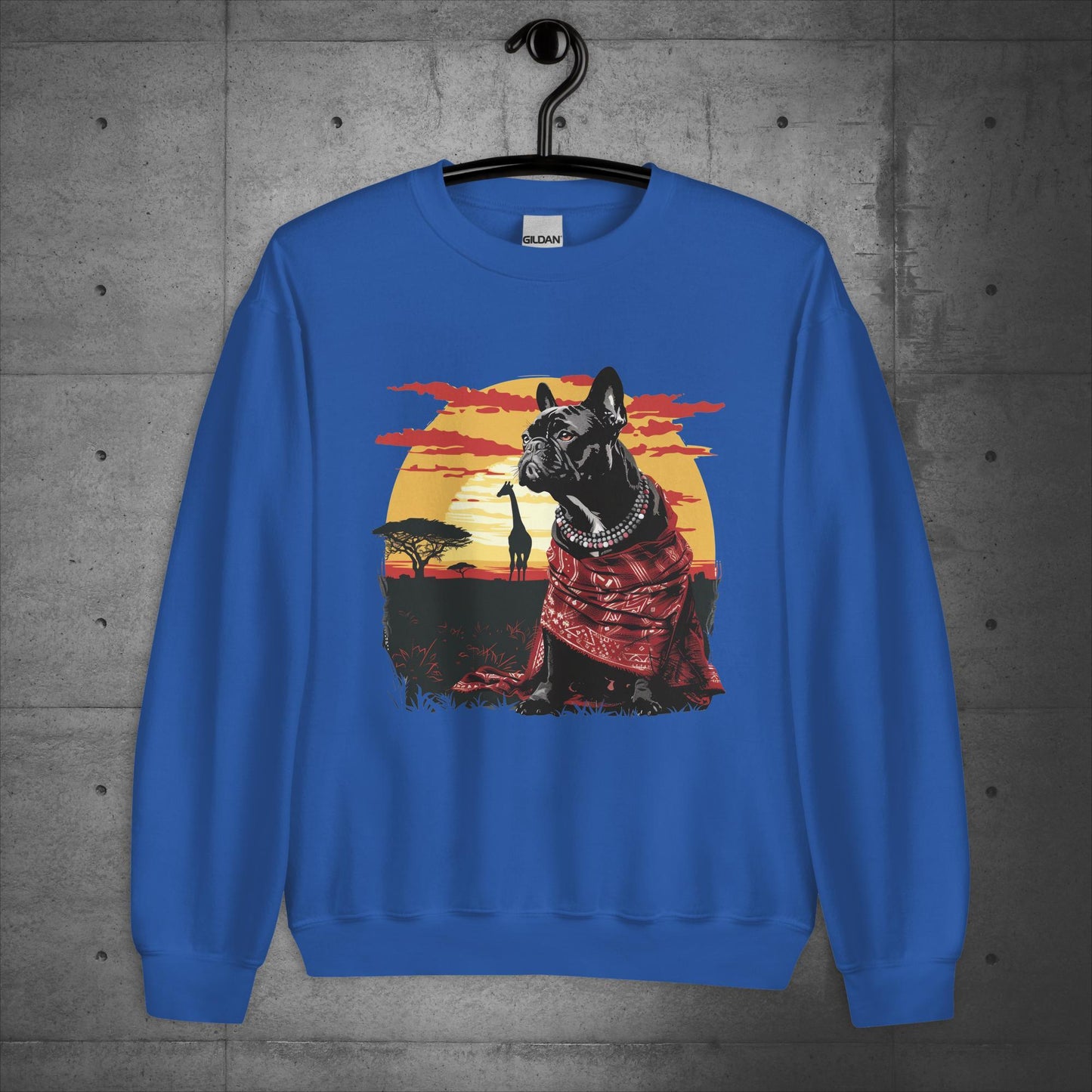 Enchanting Serengeti Frenchie - Unisex Sweater/Sweatshirt - Frenchie Emporium