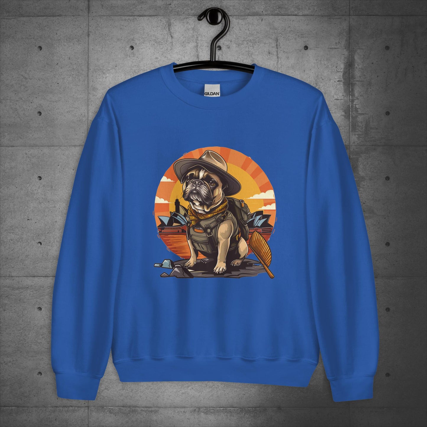 Sydney Explorer Frenchie - Unisex Sweater/Sweatshirt
