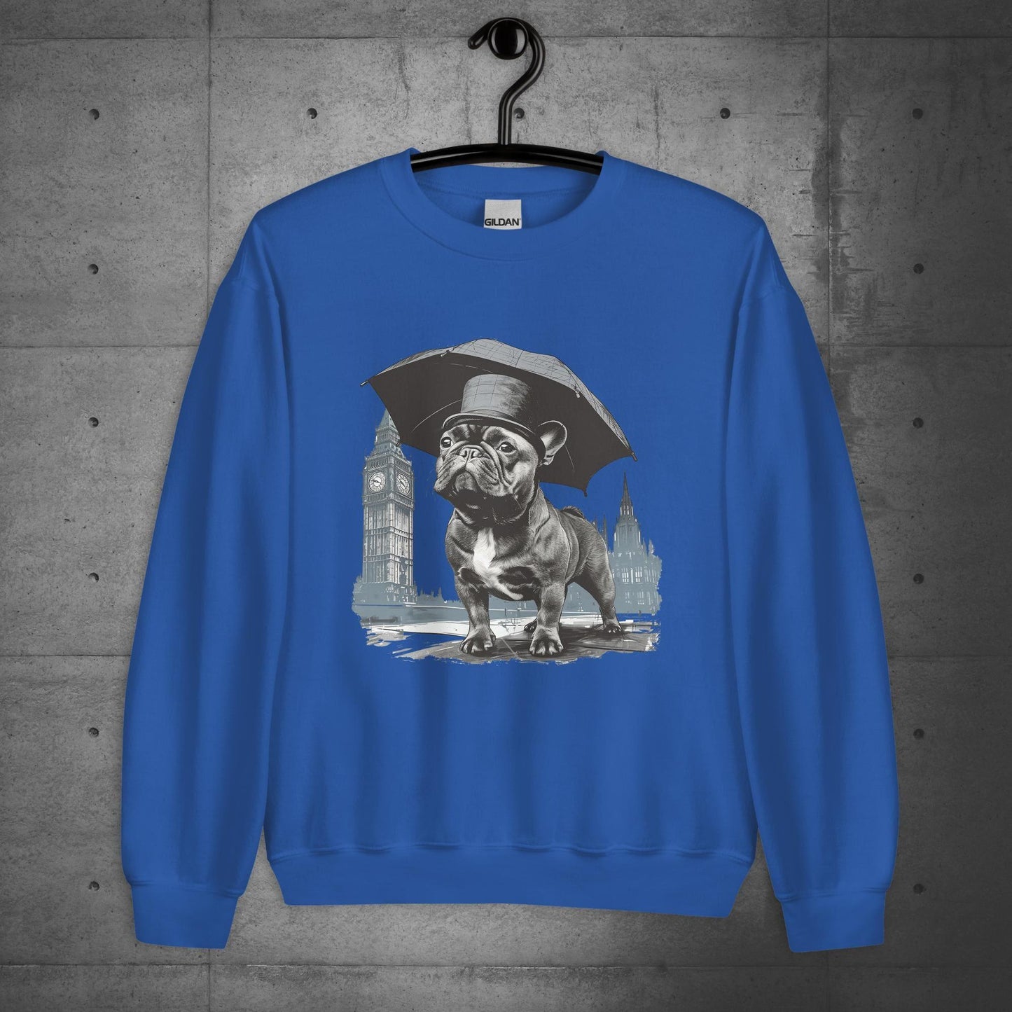 Paw-sitivly British Frenchie - Unisex Sweater/Sweatshirt - Frenchie Emporium