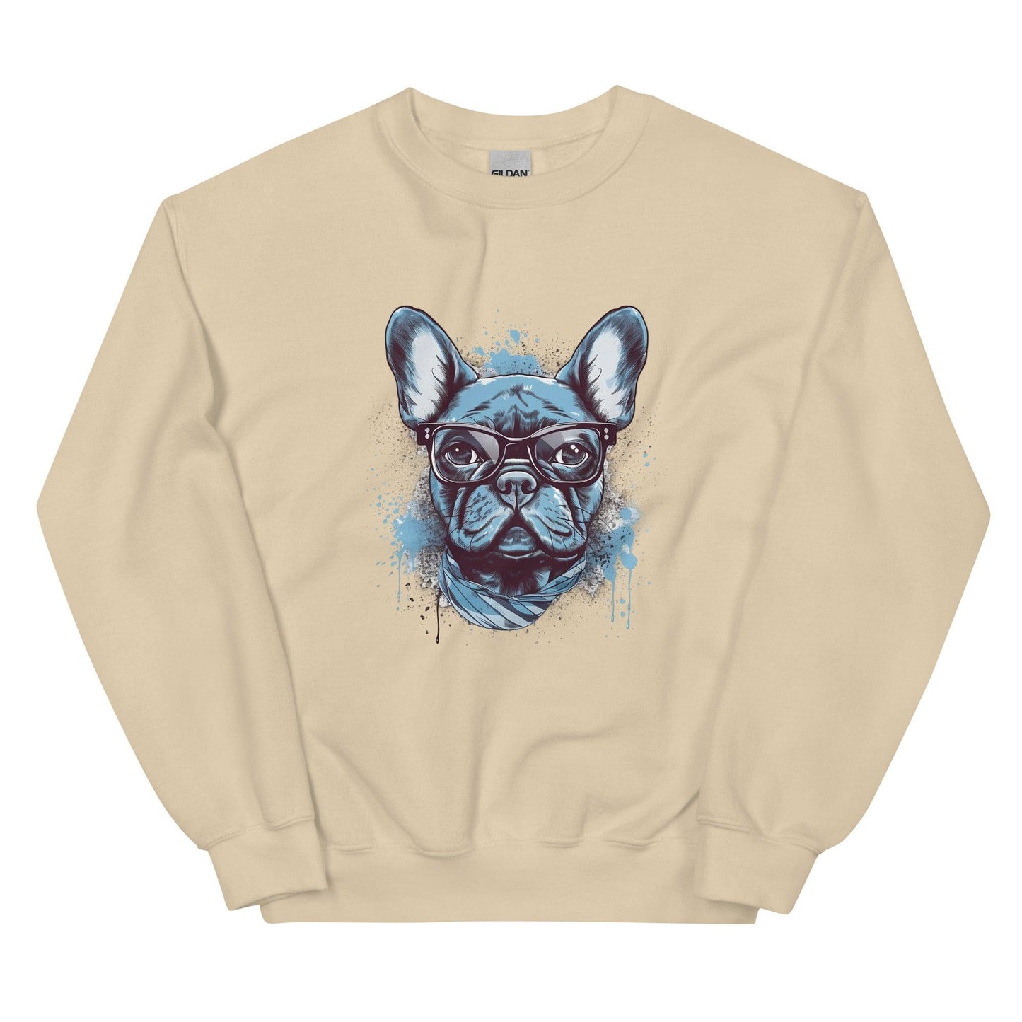 Hipster Frenchie - Unisex Sweatshirt - Frenchie Emporium