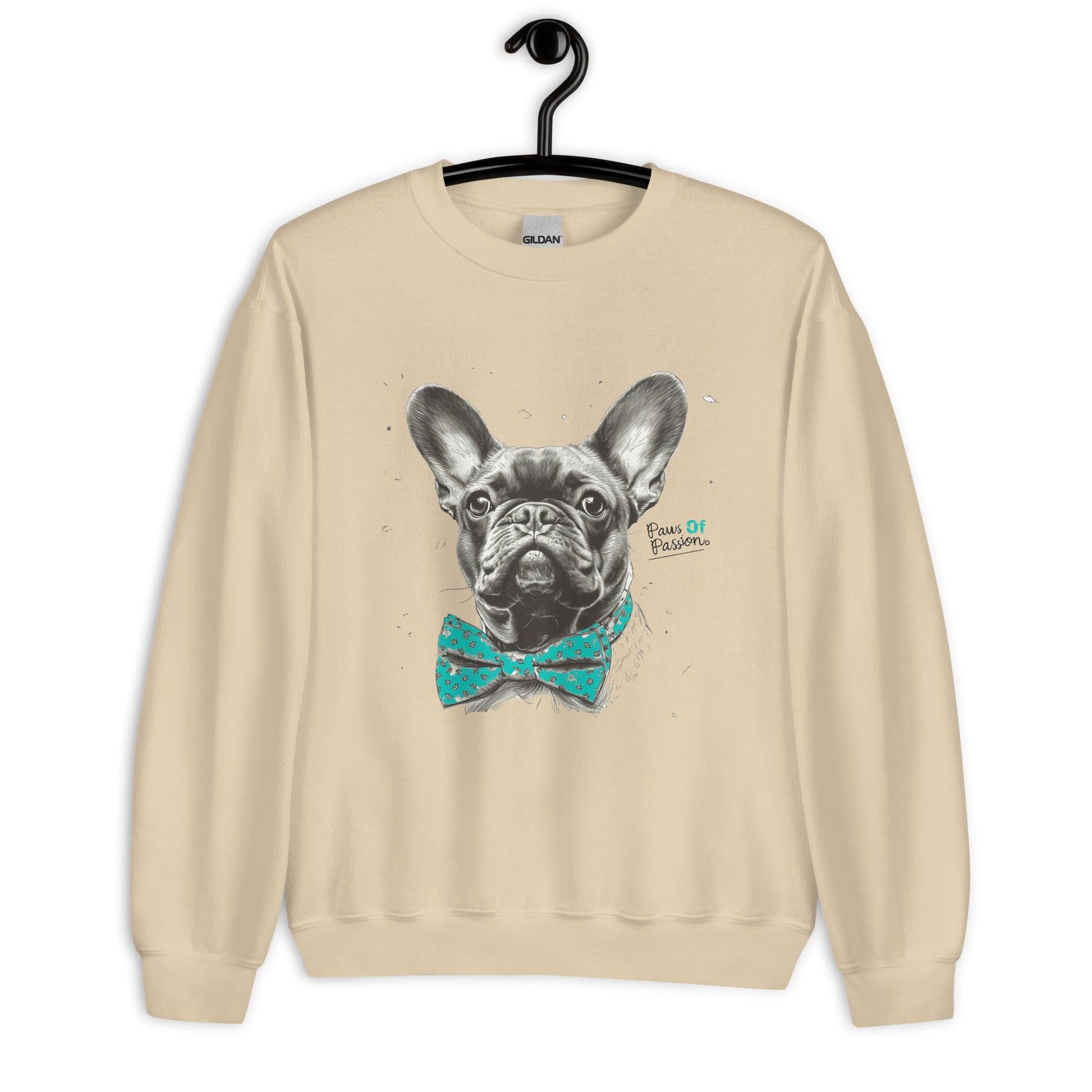 "Paws of Passion" Unisex Sweatshirt - Frenchie Emporium