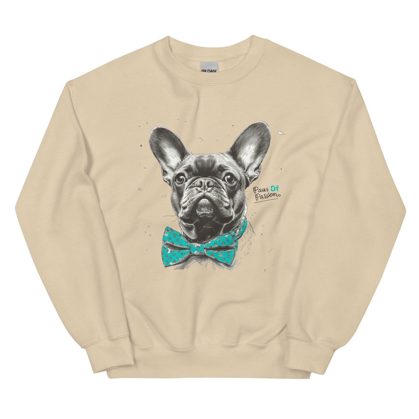 "Paws of Passion" Unisex Sweatshirt - Frenchie Emporium