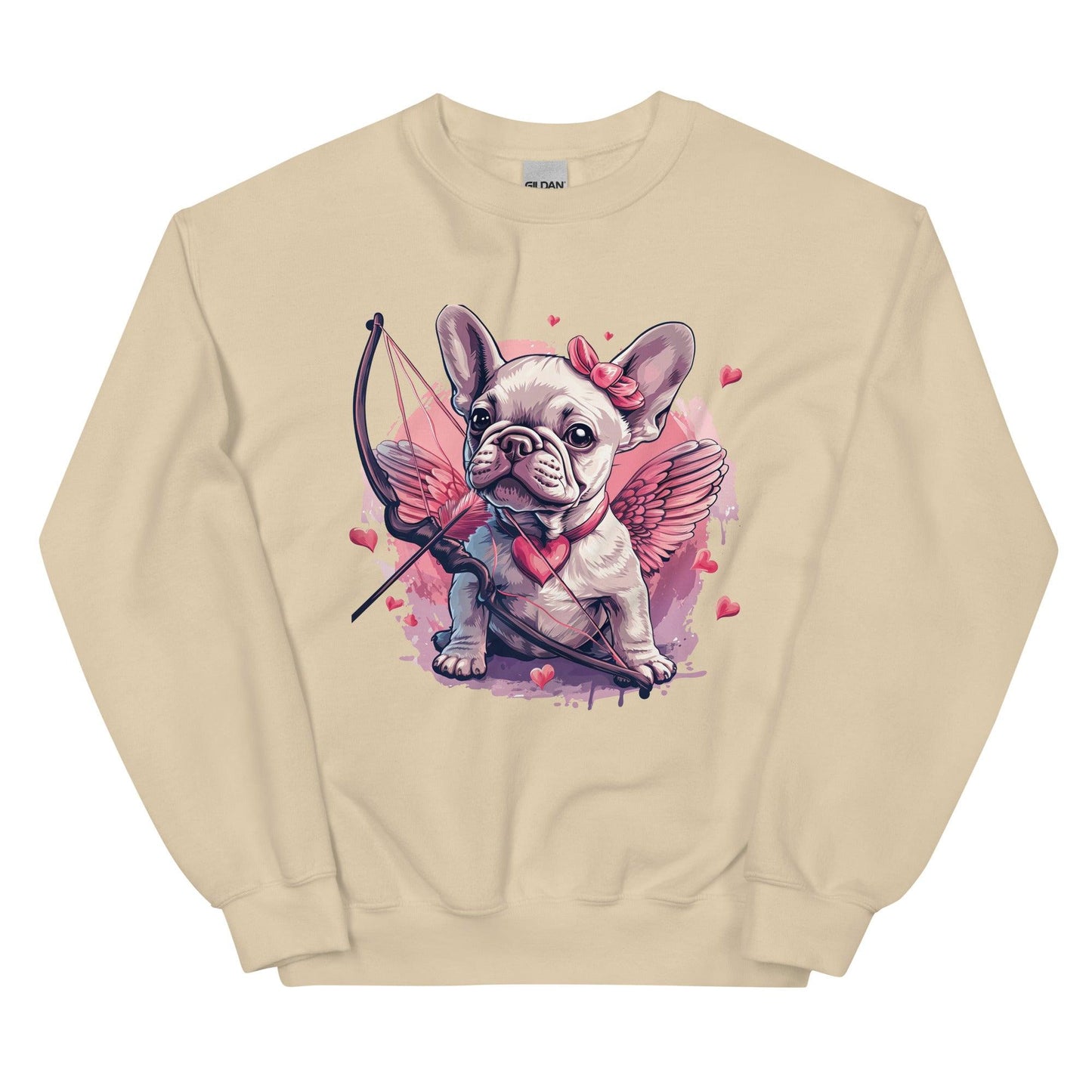 "Cupid's Companion" Unisex Sweatshirt - Frenchie Emporium