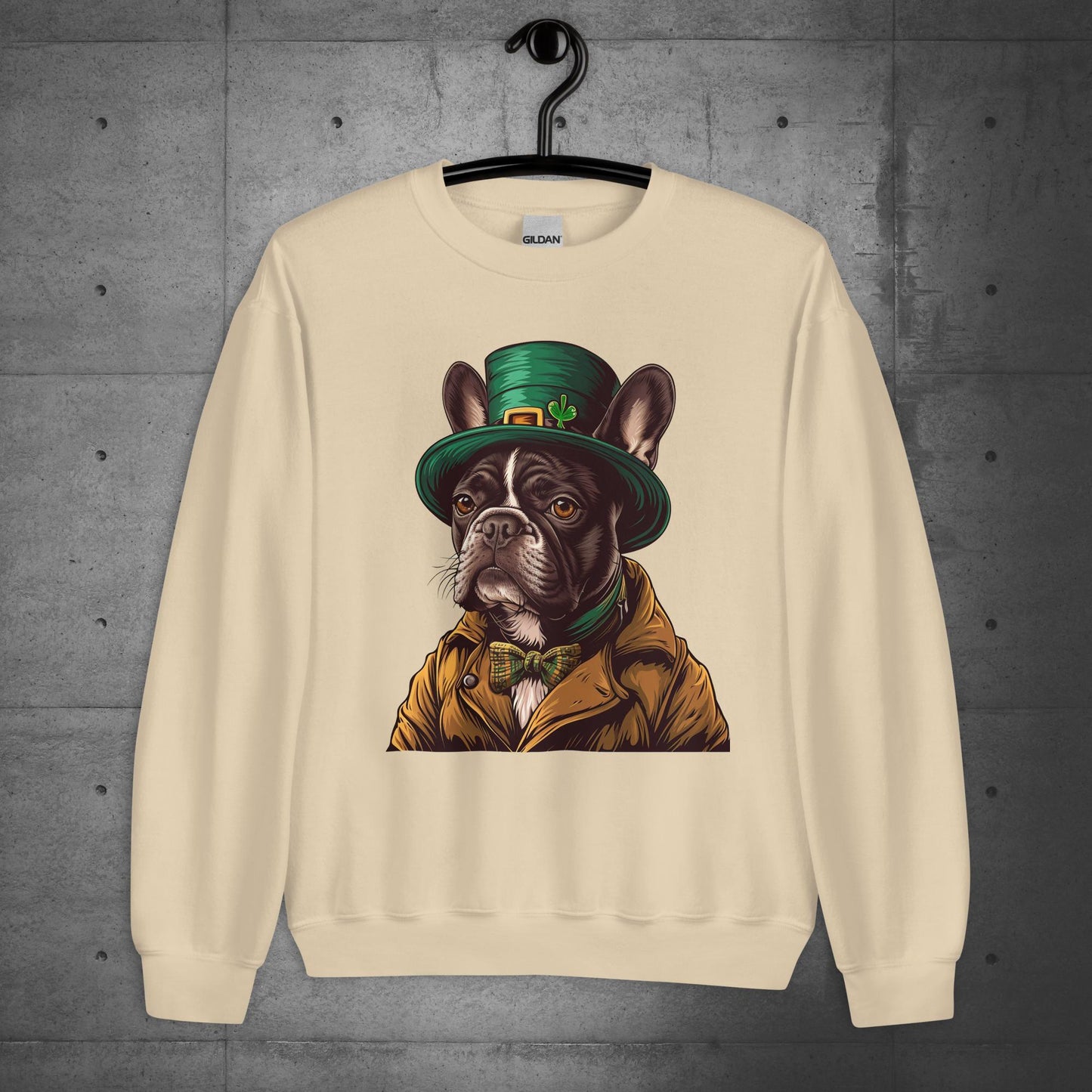 Elegant Frenchie Leprechaun Unisex Sweatshirt - Frenchie Emporium
