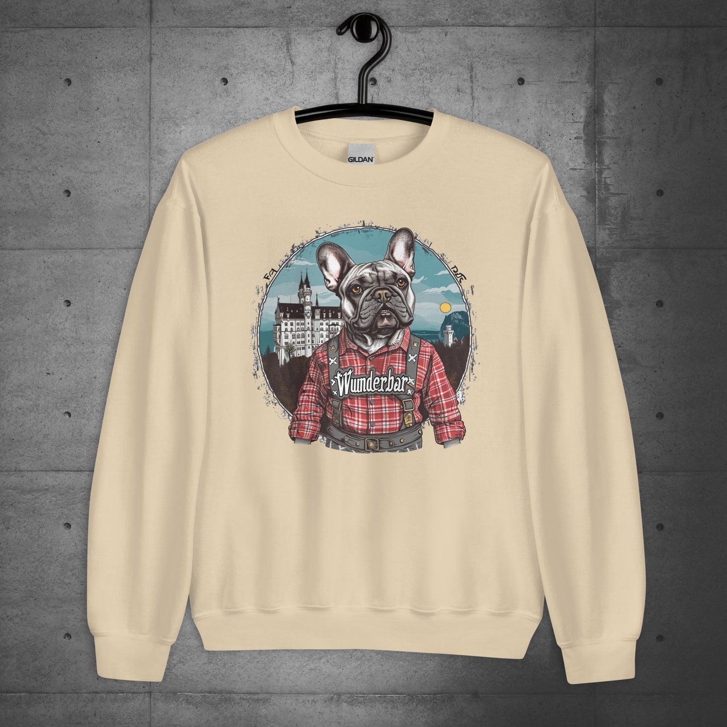 Wunderbar Frenchie in Lederhosen Unisex Sweater - Frenchie Emporium
