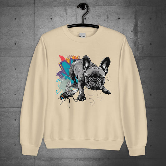 "Chasing Dreams" French Bulldog Sweater/Sweatshirt Unisex - Frenchie Emporium