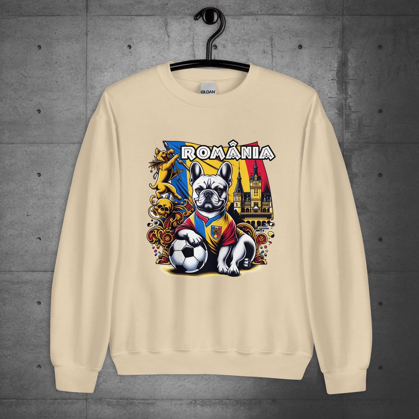 Frenchie Romanian Football Unisex Sweater - Frenchie Emporium