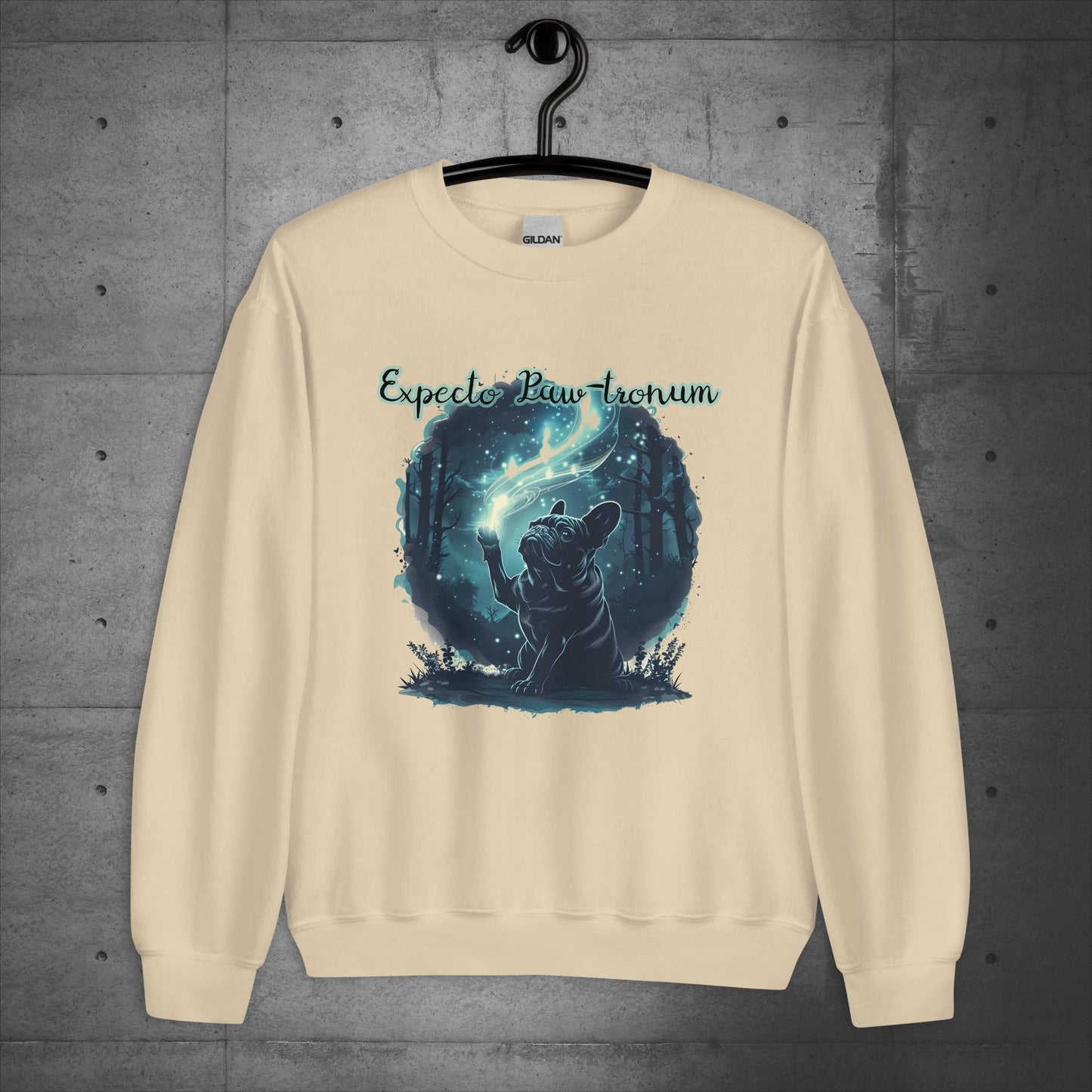 Unisex Frenchie "Expecto Paw-tronum" Sweater/Sweatshirt - Frenchie Emporium