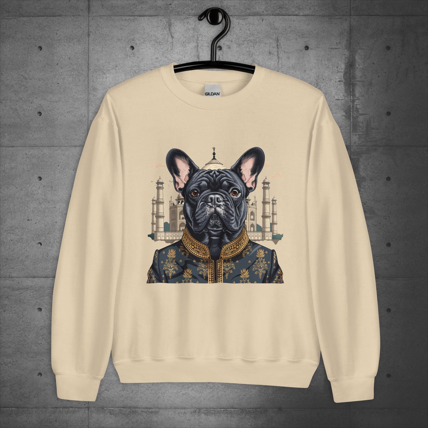 Iconic Taj Mahal Frenchie Unisex Sweater - Frenchie Emporium