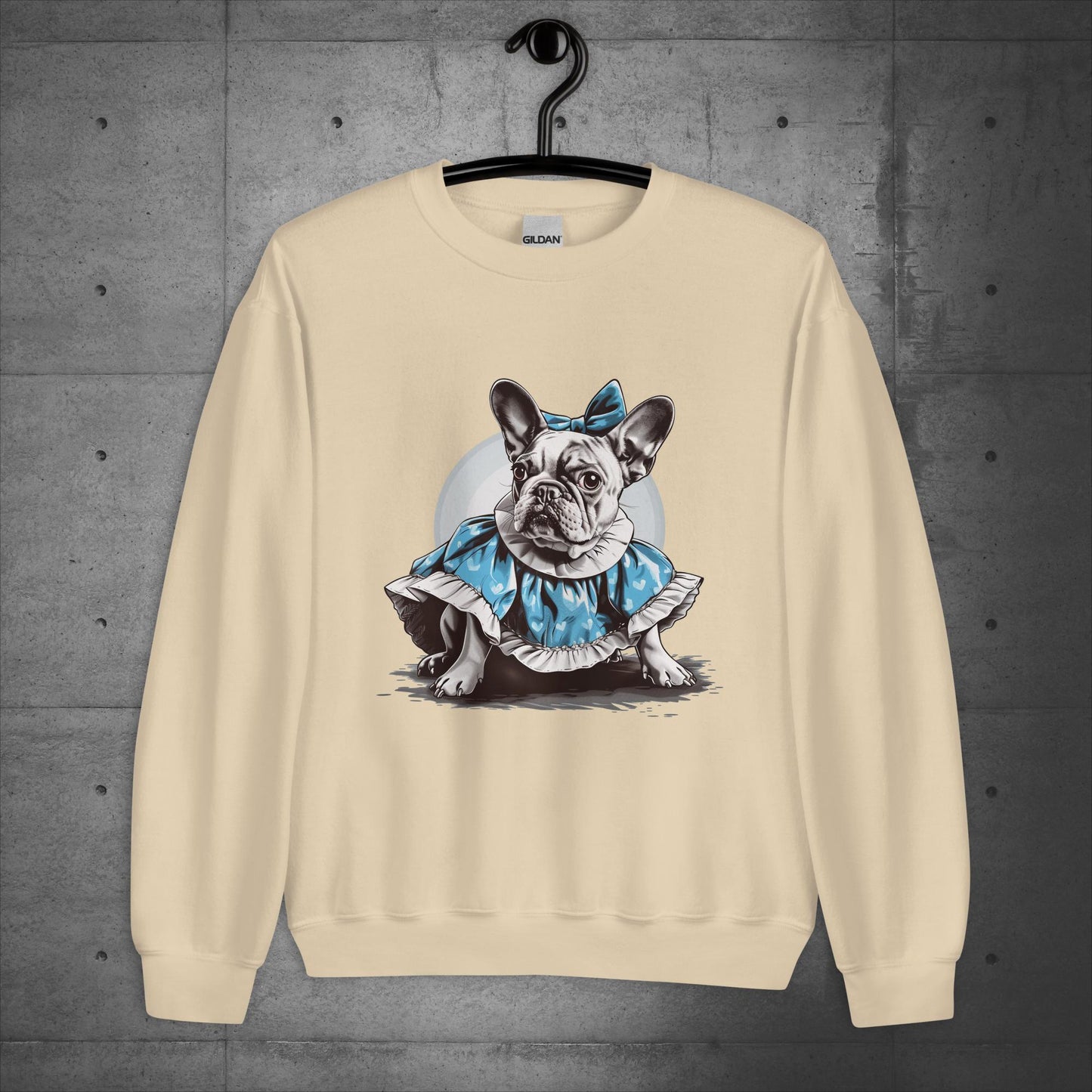 Alice in Wonderland Frenchie - Unisex Sweatshirt - Frenchie Emporium