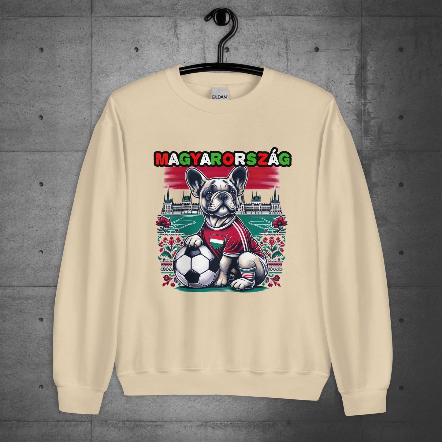 Frenchie Magyarország Football Fan - Unisex Sweater / Sweatshirt - Frenchie Emporium