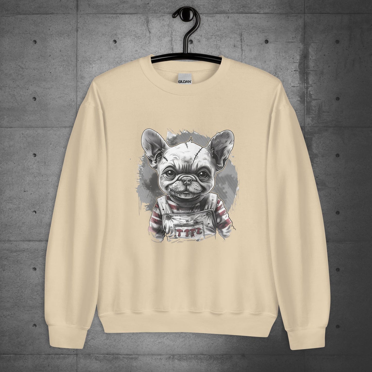 Frenchie Chucky Halloween Unisex Sweater/Sweatshirt - Frenchie Emporium