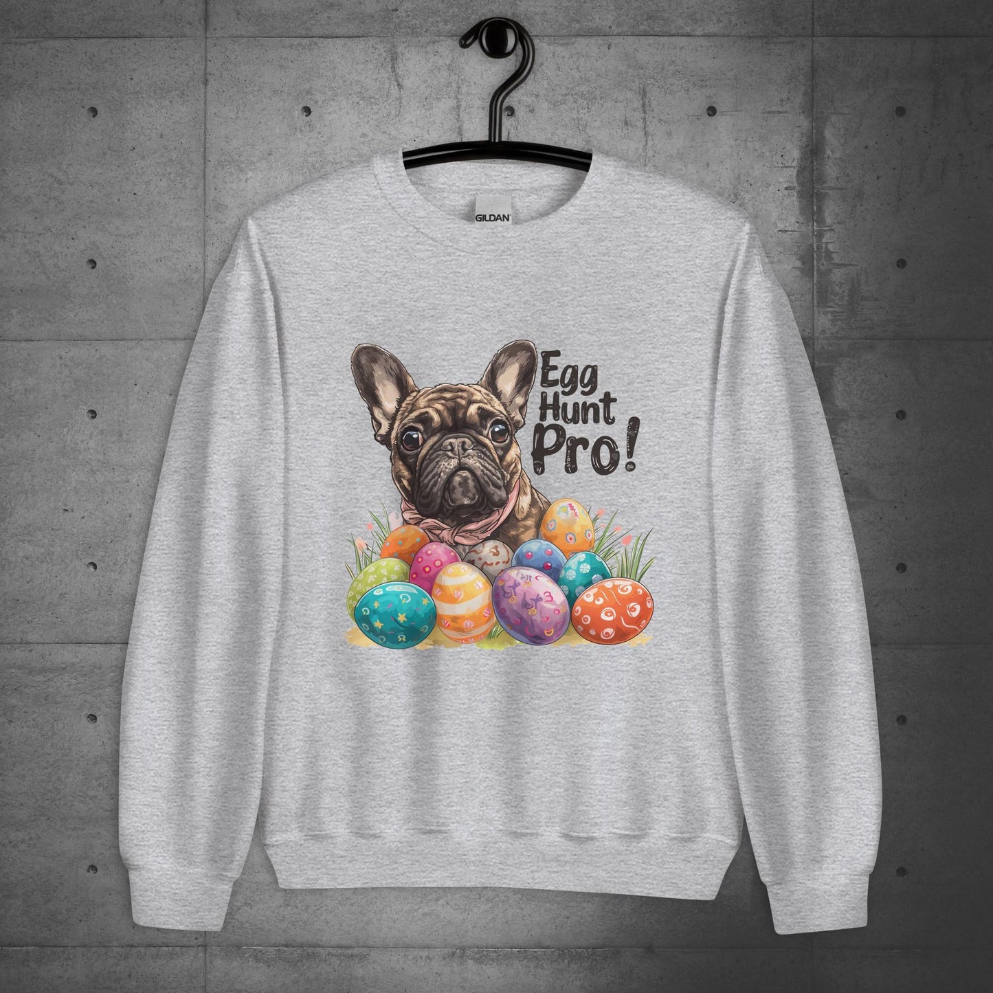 French Bulldog "Egg Hunt Pro !" - Unisex Sweatshirt - Frenchie Emporium