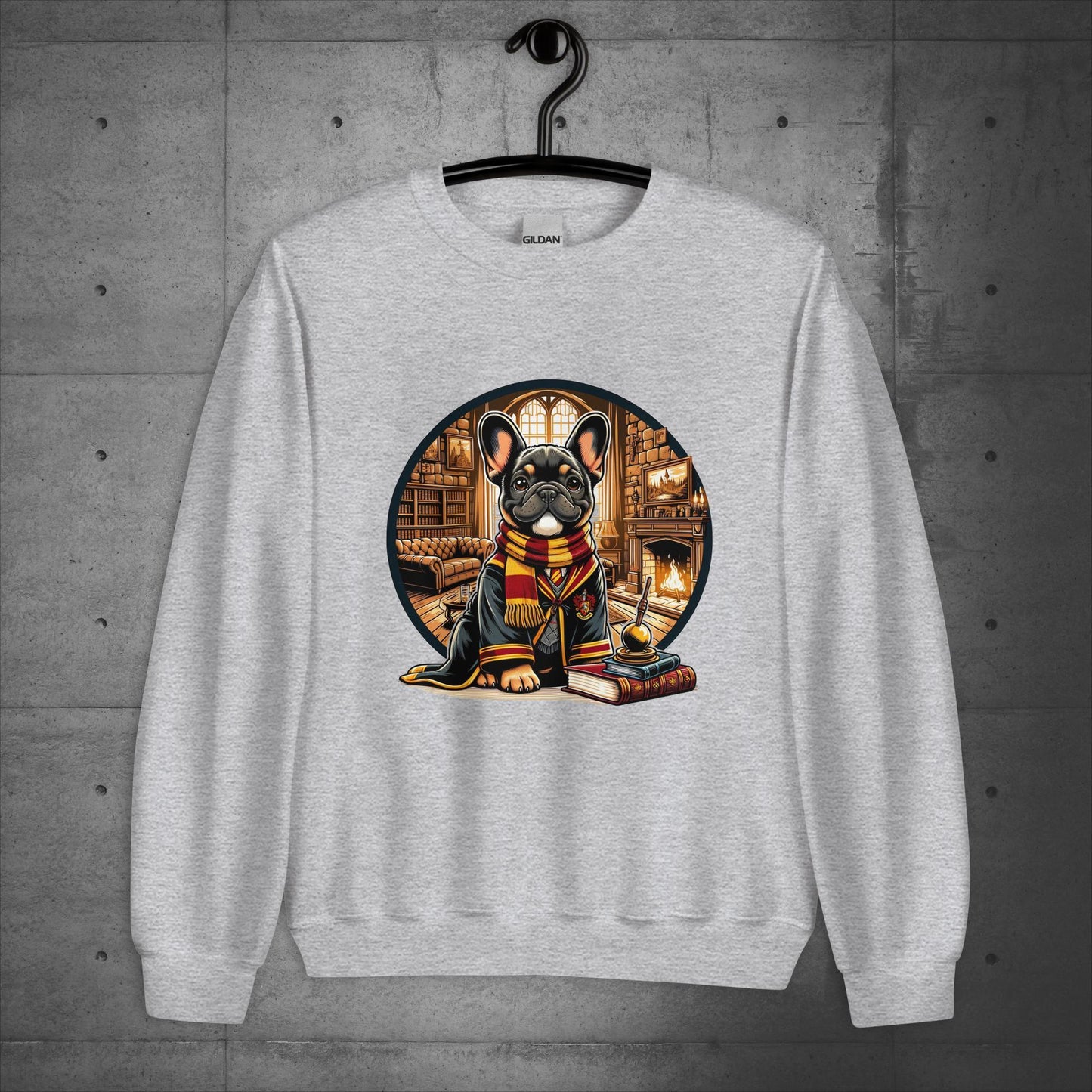 Unisex "Gryffindor Frenchie" Sweater/Sweatshirt - Frenchie Emporium