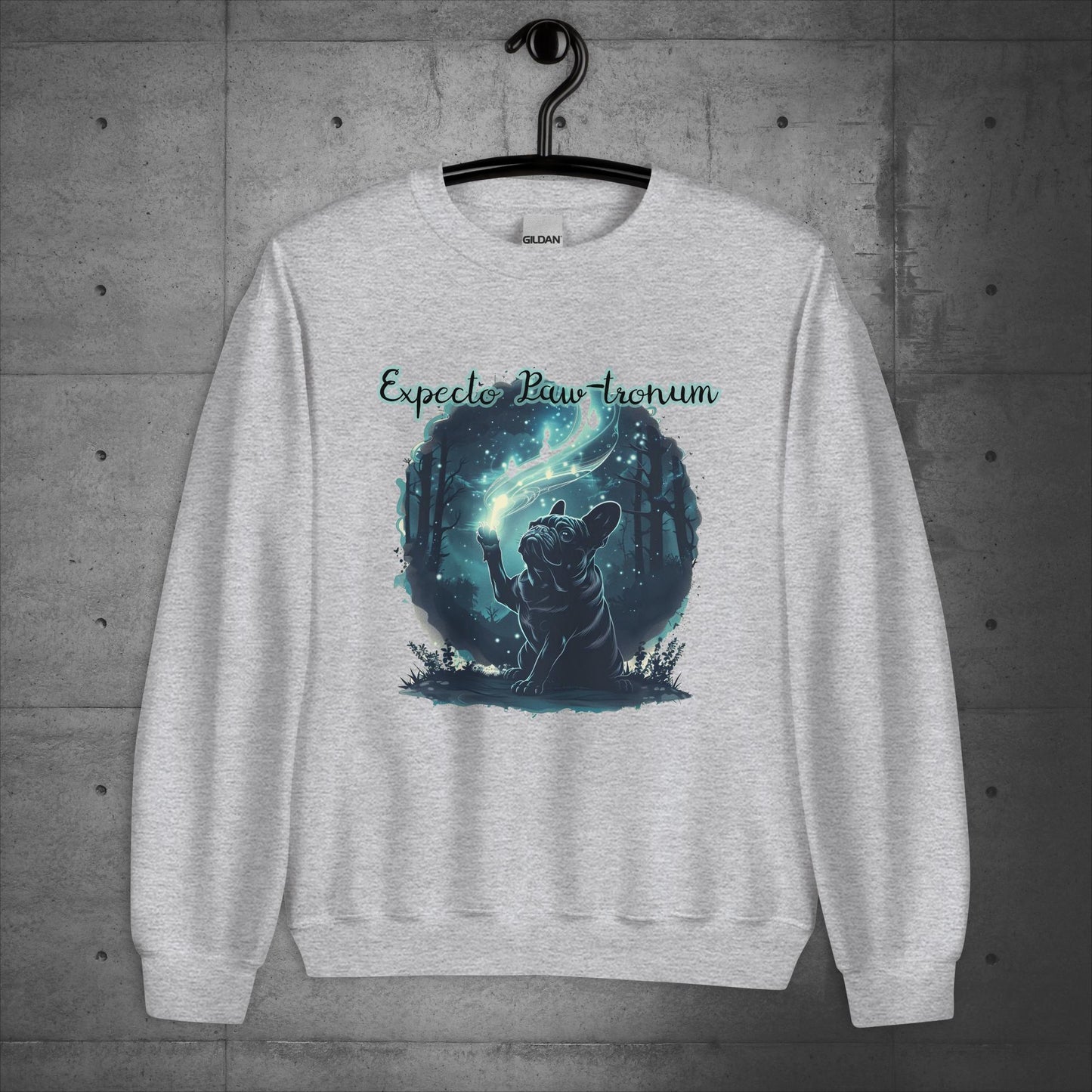 Unisex Frenchie "Expecto Paw-tronum" Sweater/Sweatshirt - Frenchie Emporium