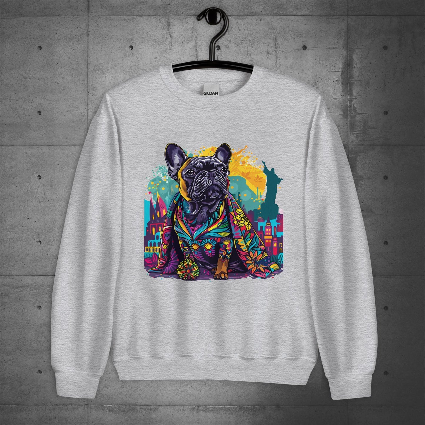 Brazilian Carnival Frenchie - Unisex Sweater/Sweatshirt - Frenchie Emporium