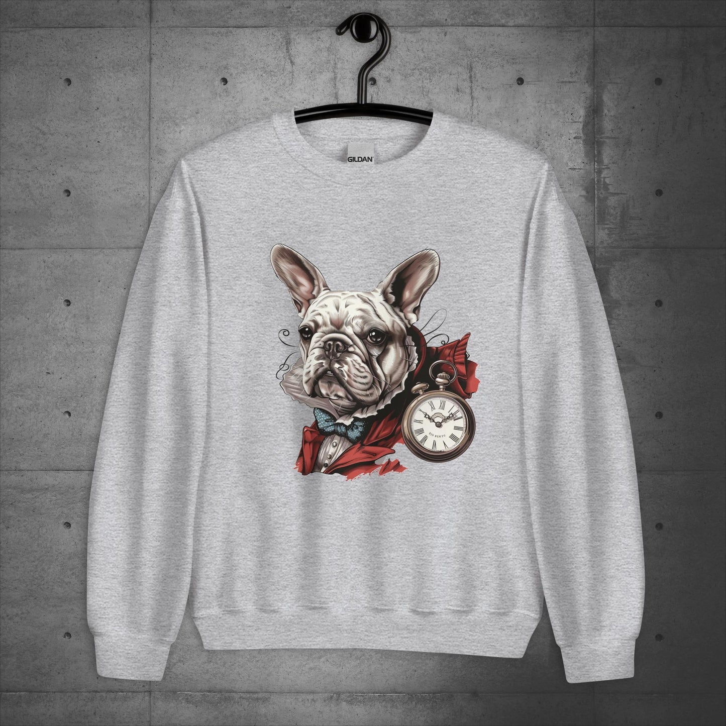 White Rabbit Frenchie - Unisex Sweatshirt - Frenchie Emporium