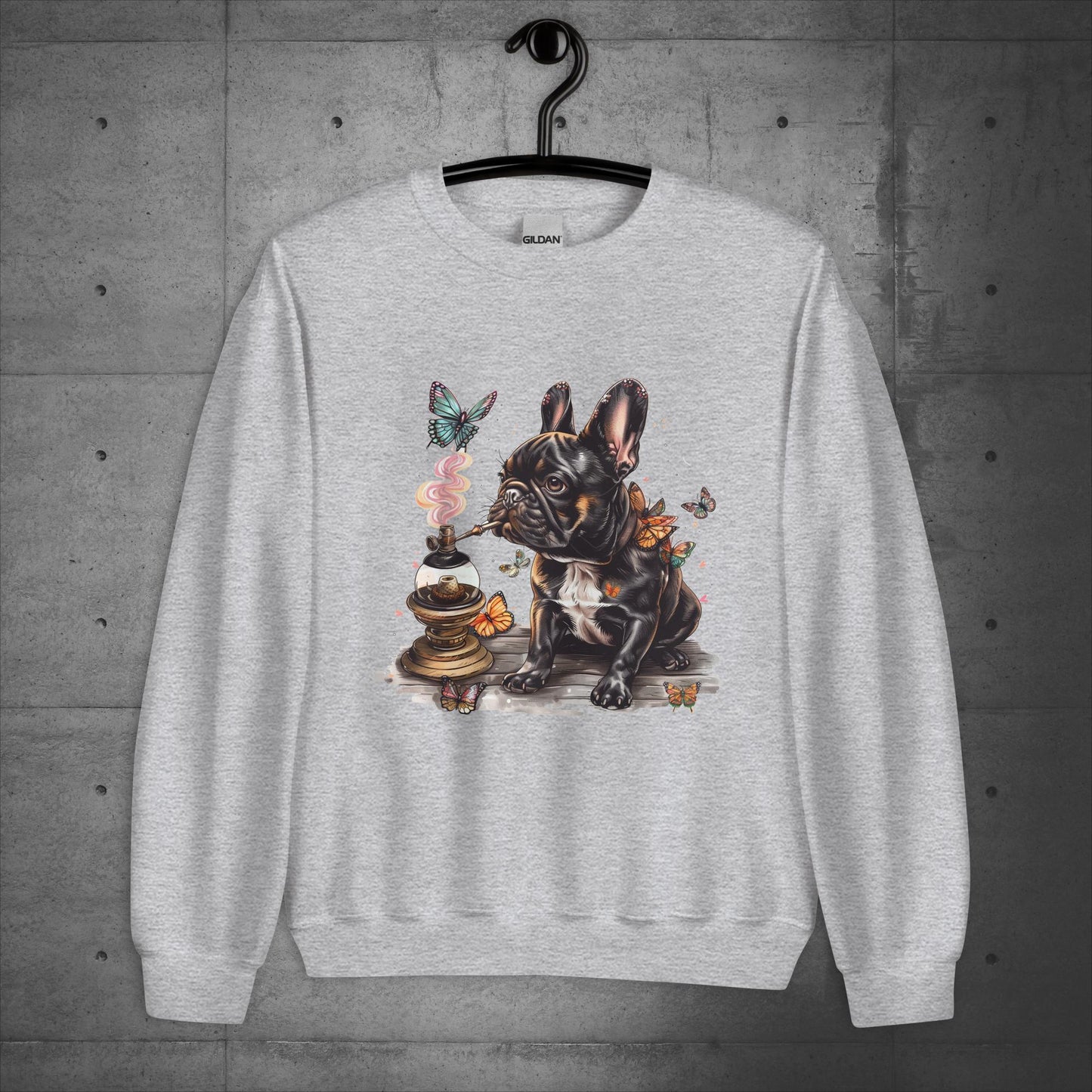Caterpillar Frenchie - Unisex Sweater / Sweatshirt - Frenchie Emporium
