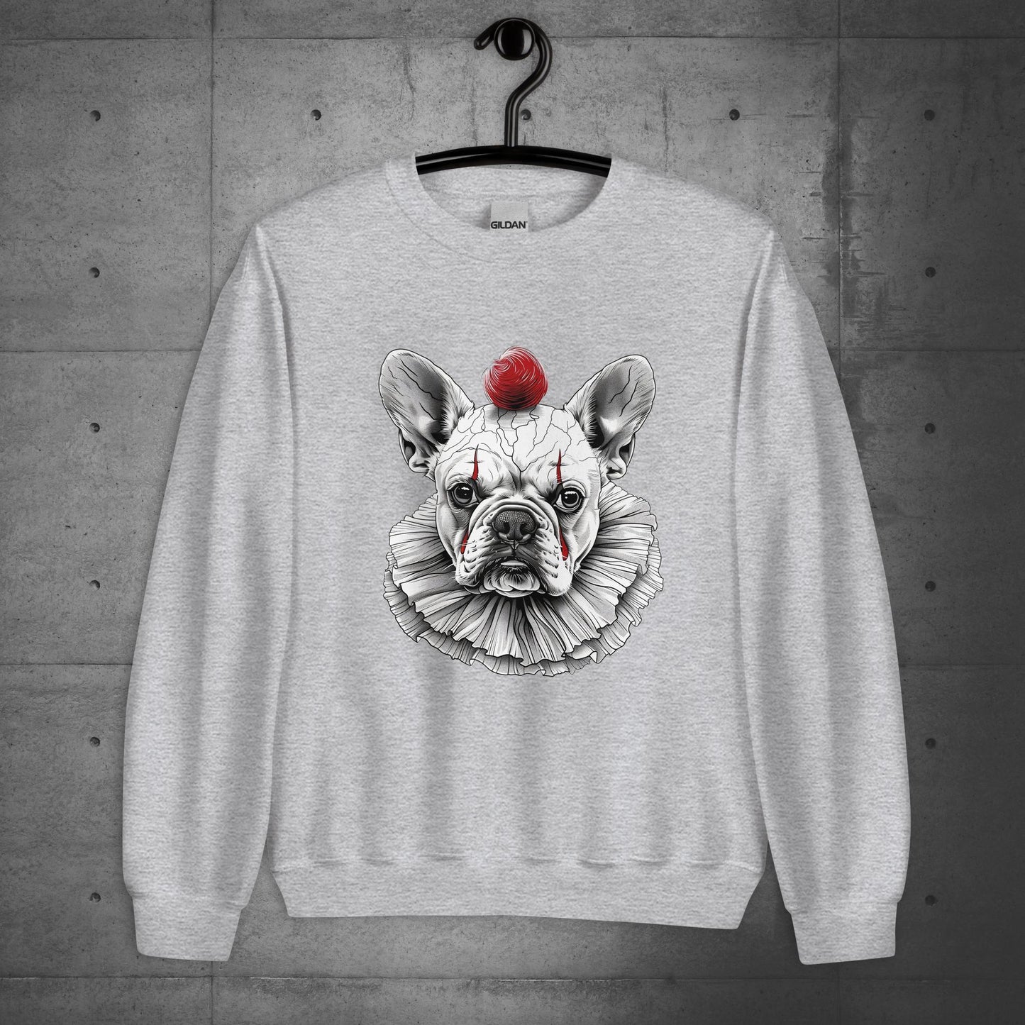 Frenchie IT Clown Halloween Unisex Sweater/Sweatshirt - Frenchie Emporium