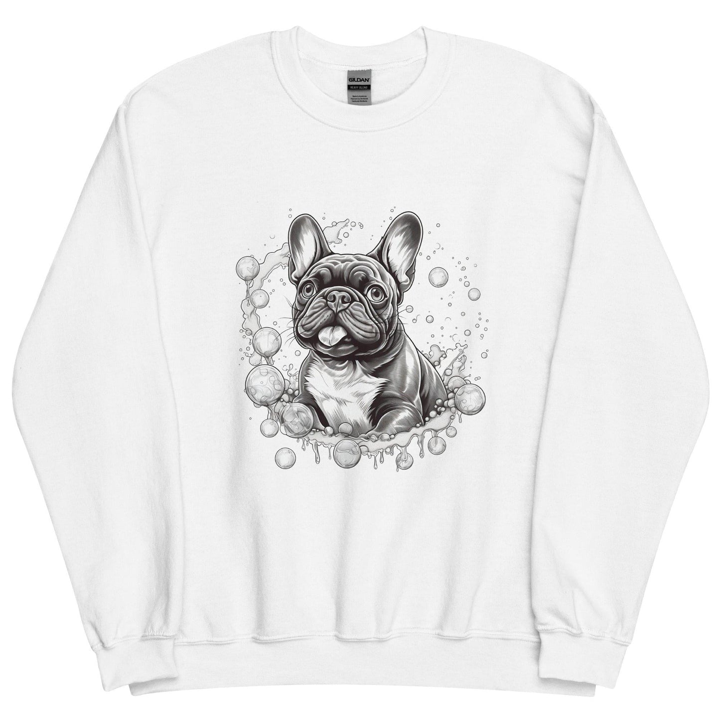 "Bubbles French Bulldog" - Unisex Sweater - Frenchie Emporium