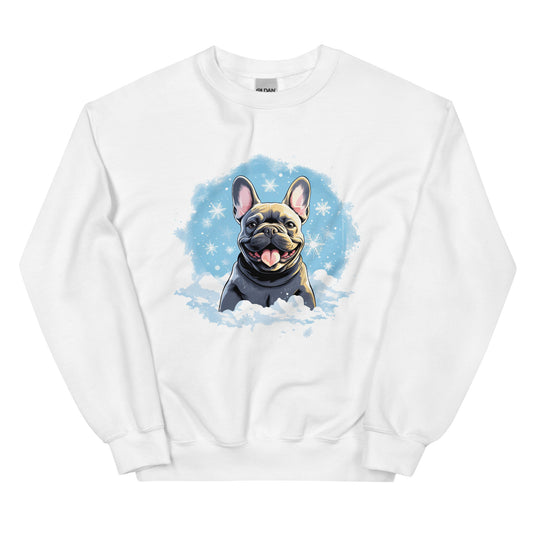 Winter Wonderland Frenchie Unisex Sweatshirt