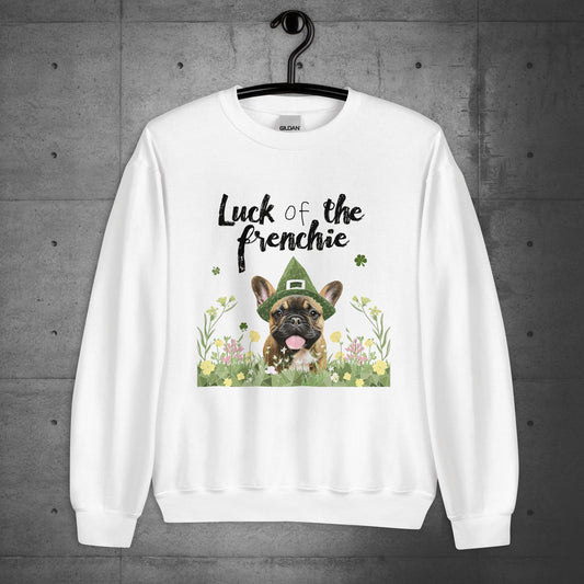 Luck of the Frenchie-French Bulldog Unisex Sweatshirt