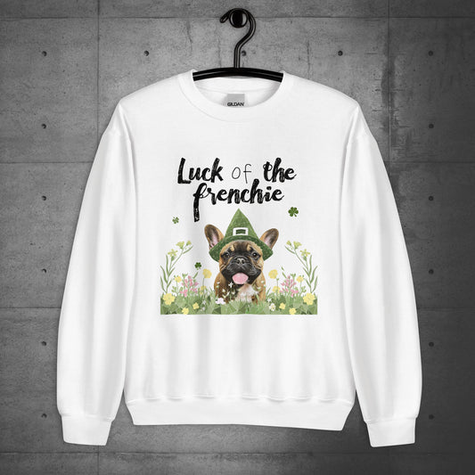 Luck of the Frenchie-French Bulldog Unisex Sweatshirt - Frenchie Emporium