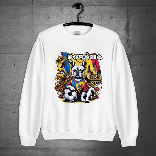 Frenchie Romanian Football Unisex Sweater - Frenchie Emporium