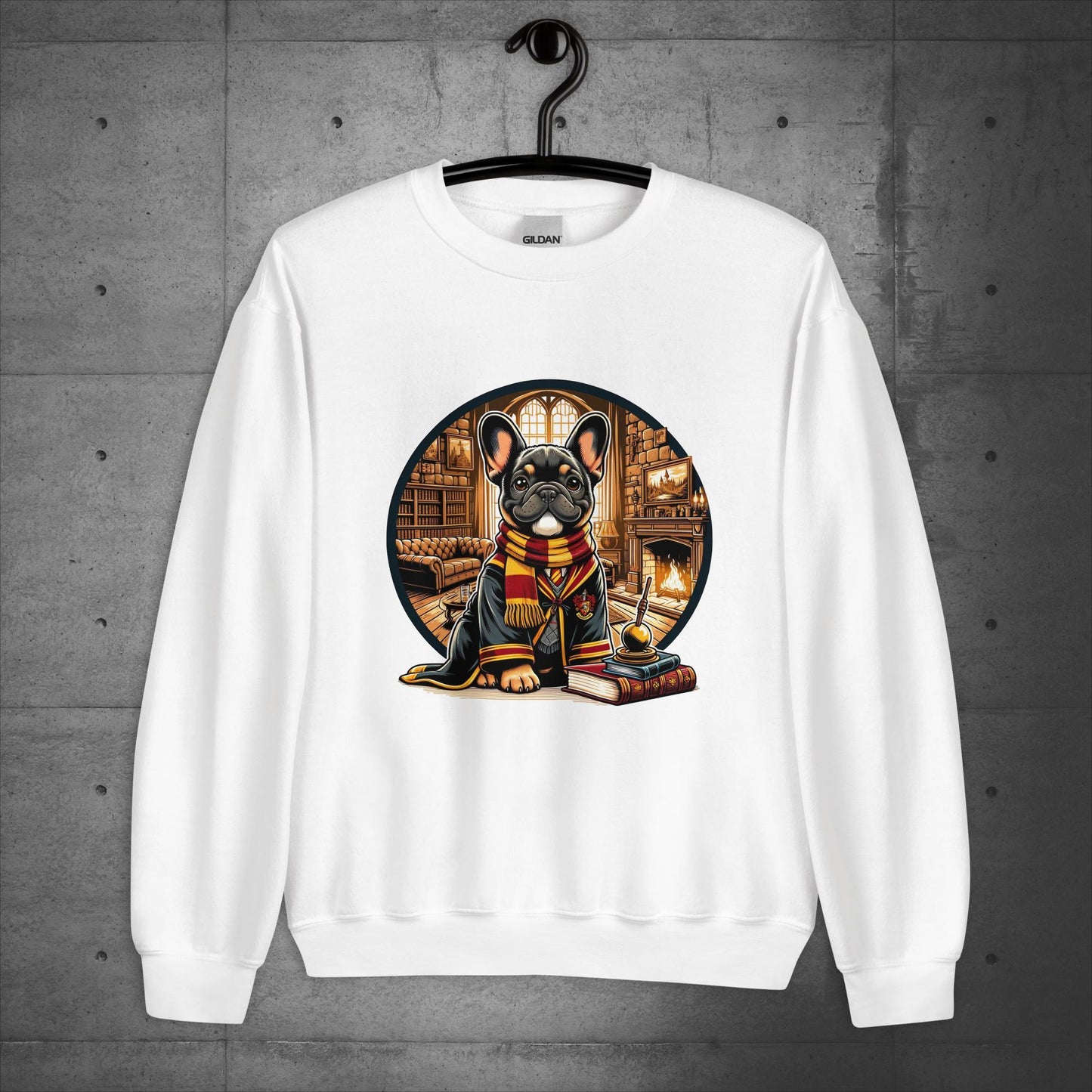 Unisex "Gryffindor Frenchie" Sweater/Sweatshirt - Frenchie Emporium