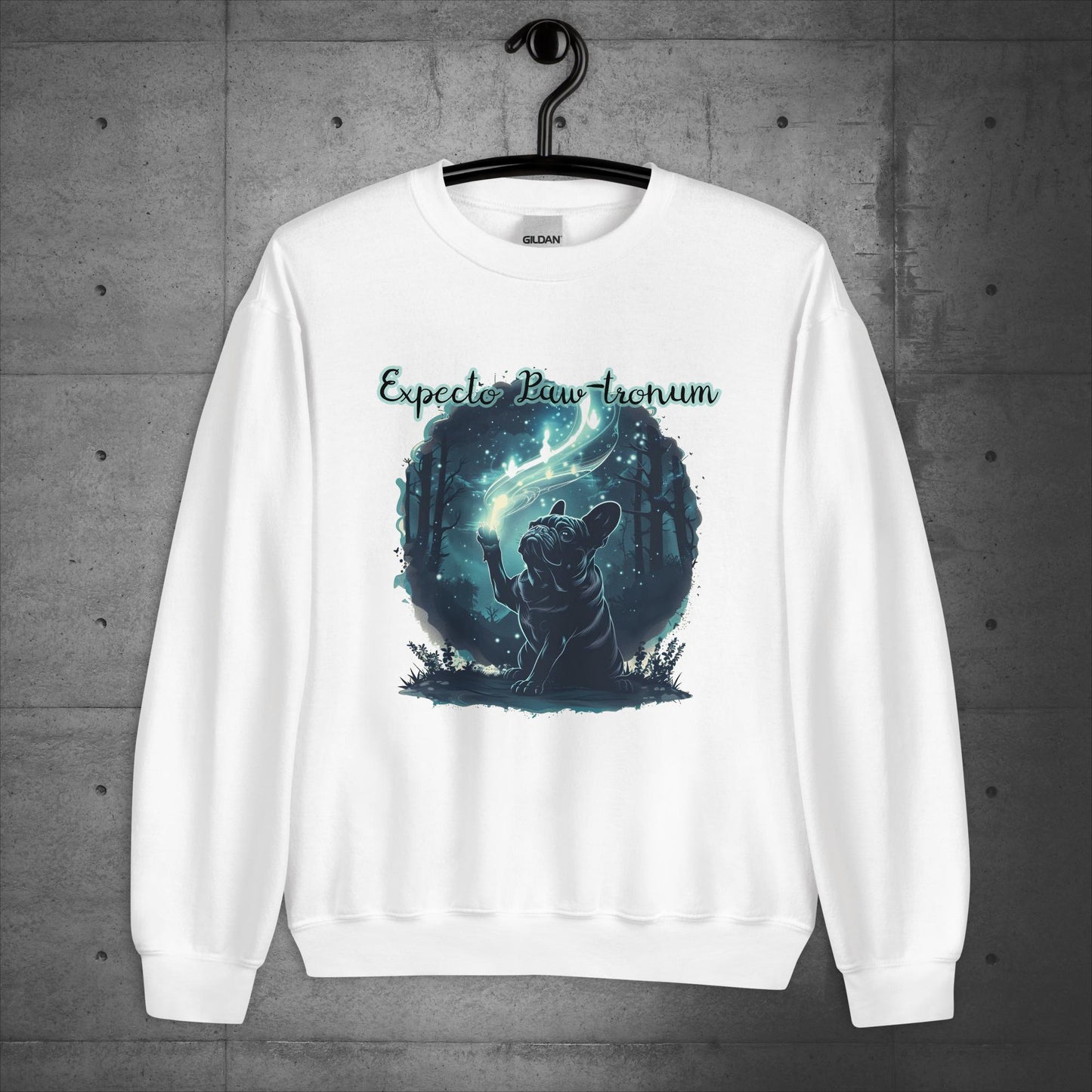 Unisex Frenchie "Expecto Paw-tronum" Sweater/Sweatshirt - Frenchie Emporium