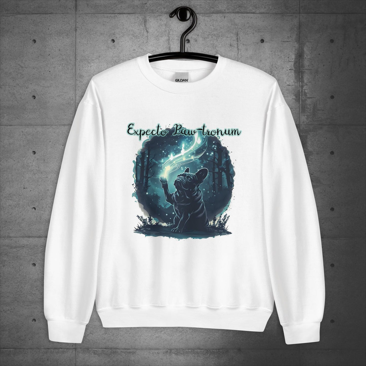 Unisex Frenchie "Expecto Paw-tronum" Sweater/Sweatshirt