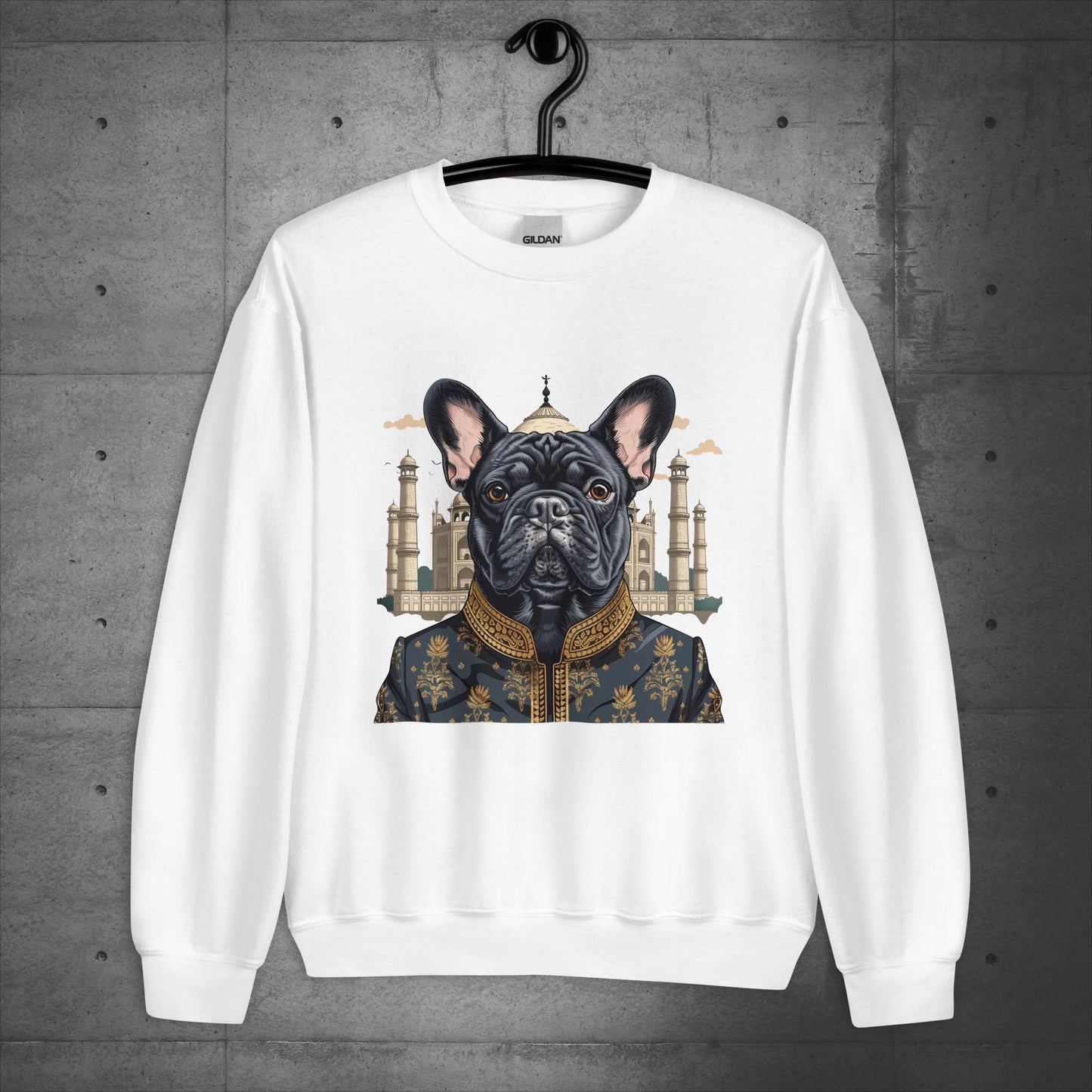Iconic Taj Mahal Frenchie Unisex Sweater - Frenchie Emporium