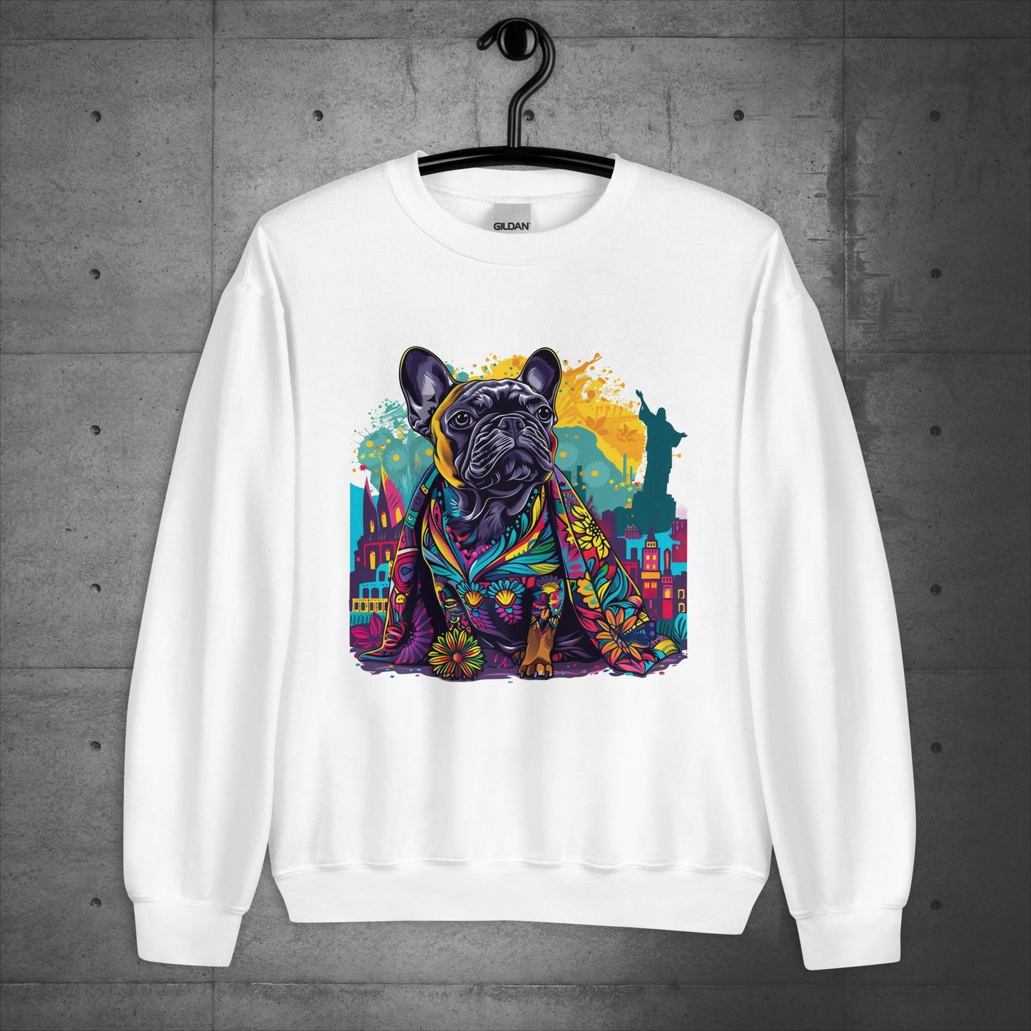 Brazilian Carnival Frenchie - Unisex Sweater/Sweatshirt - Frenchie Emporium