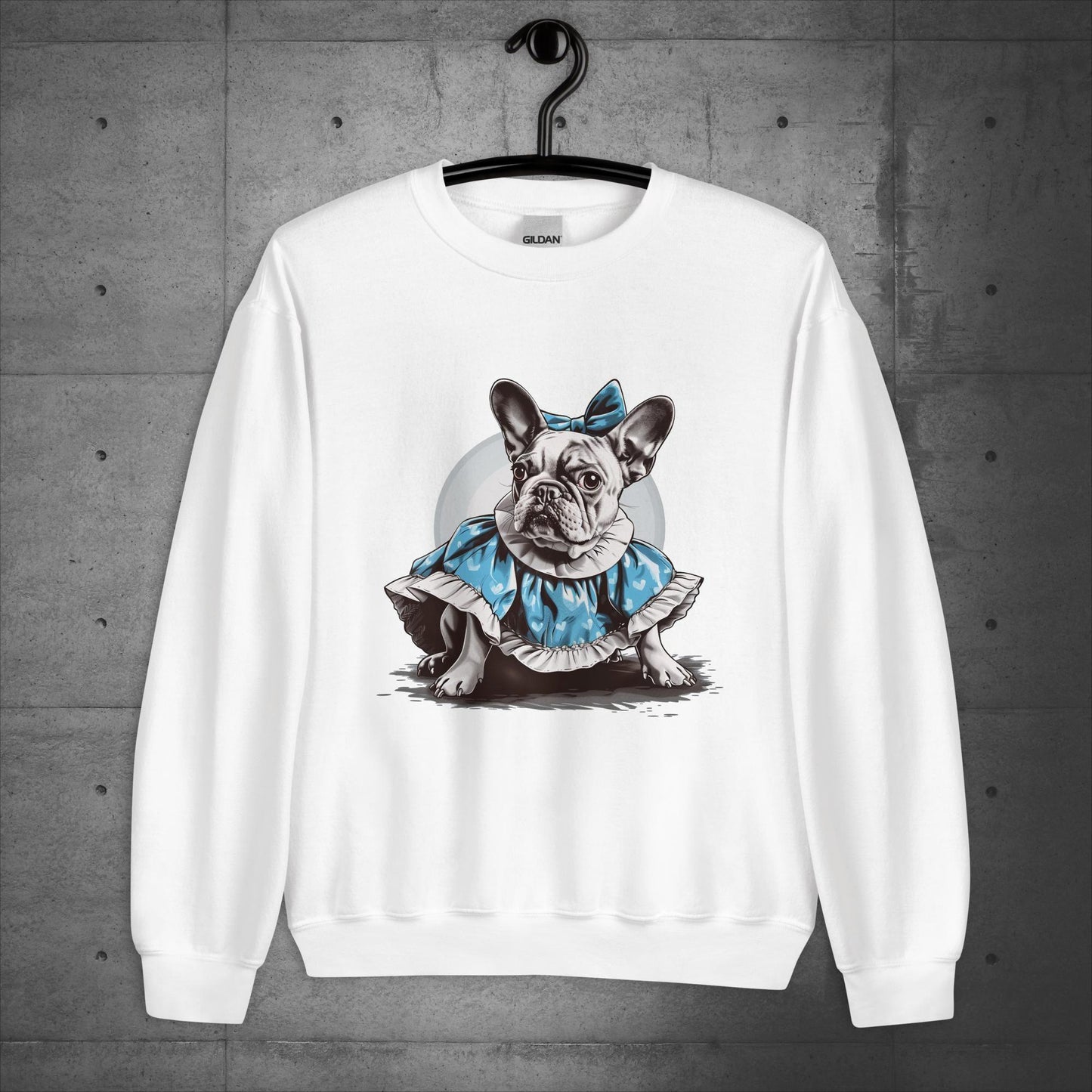 Alice in Wonderland Frenchie - Unisex Sweatshirt - Frenchie Emporium