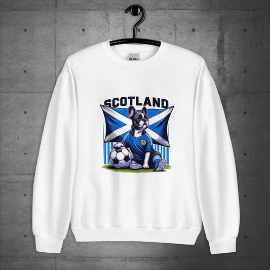 Frenchie Scotland Football Fan - Unisex Sweater / Sweatshirt