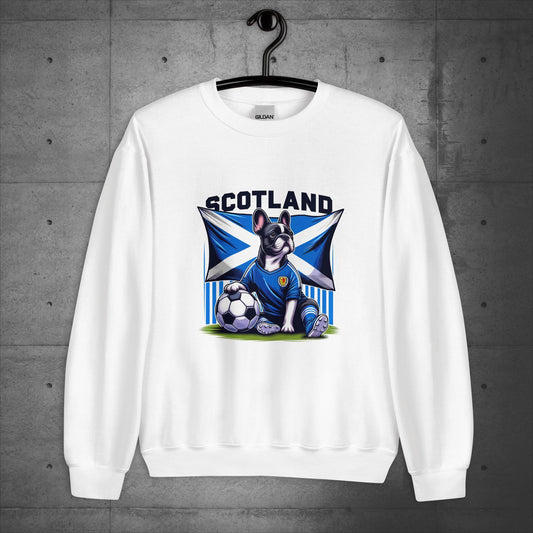 Frenchie Scotland Football Fan - Unisex Sweater / Sweatshirt - Frenchie Emporium